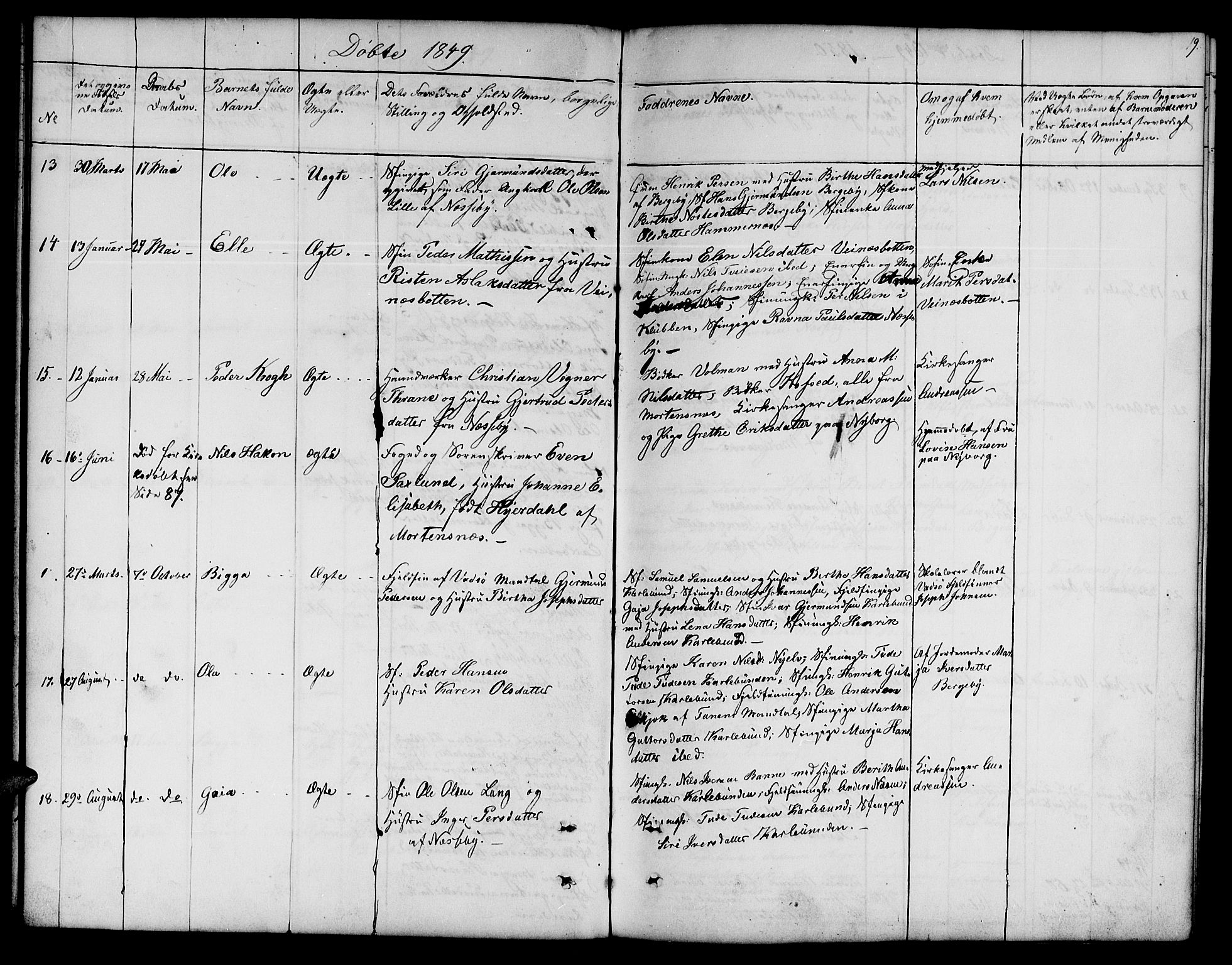 Nesseby sokneprestkontor, SATØ/S-1330/H/Hb/L0001klokker: Parish register (copy) no. 1, 1844-1861, p. 19