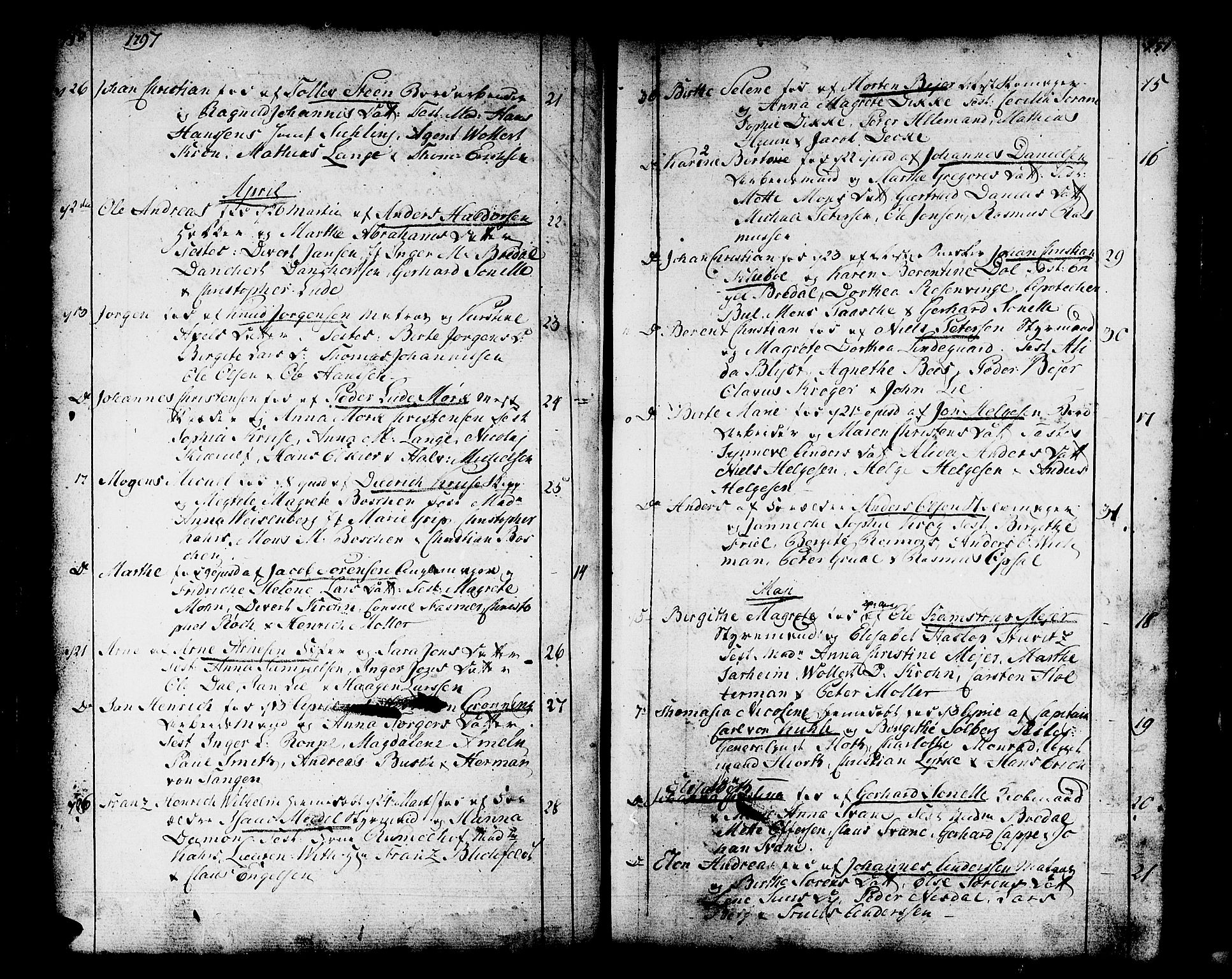 Domkirken sokneprestembete, SAB/A-74801/H/Haa/L0004: Parish register (official) no. A 4, 1763-1820, p. 150-151