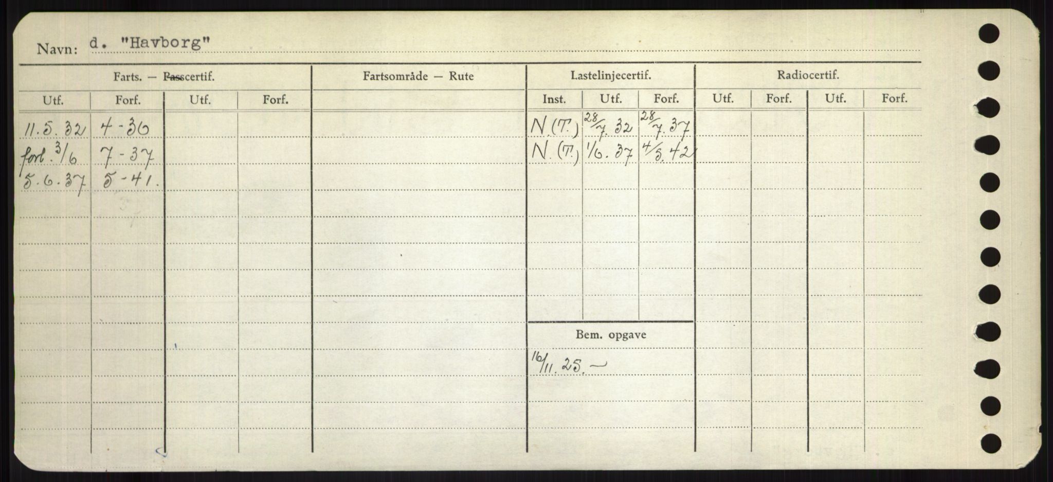 Sjøfartsdirektoratet med forløpere, Skipsmålingen, AV/RA-S-1627/H/Hd/L0014: Fartøy, H-Havl, p. 470