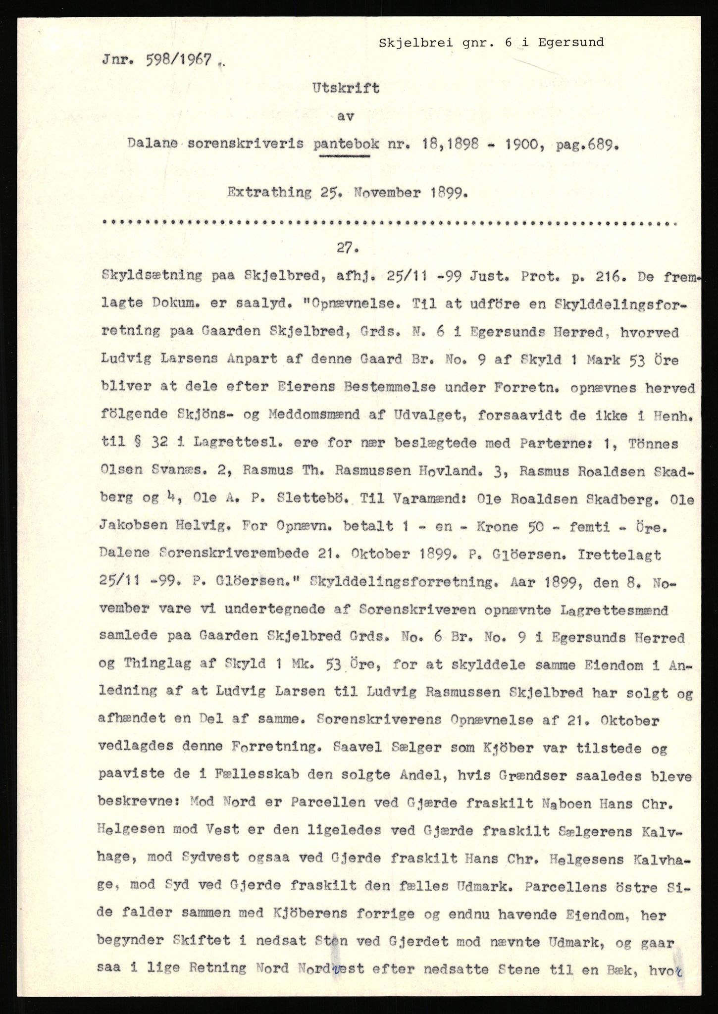 Statsarkivet i Stavanger, SAST/A-101971/03/Y/Yj/L0075: Avskrifter sortert etter gårdsnavn: Skastad - Skjerveim, 1750-1930, p. 723