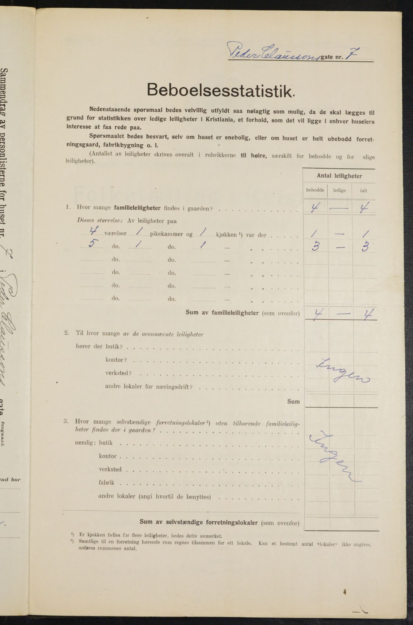 OBA, Municipal Census 1914 for Kristiania, 1914, p. 78846