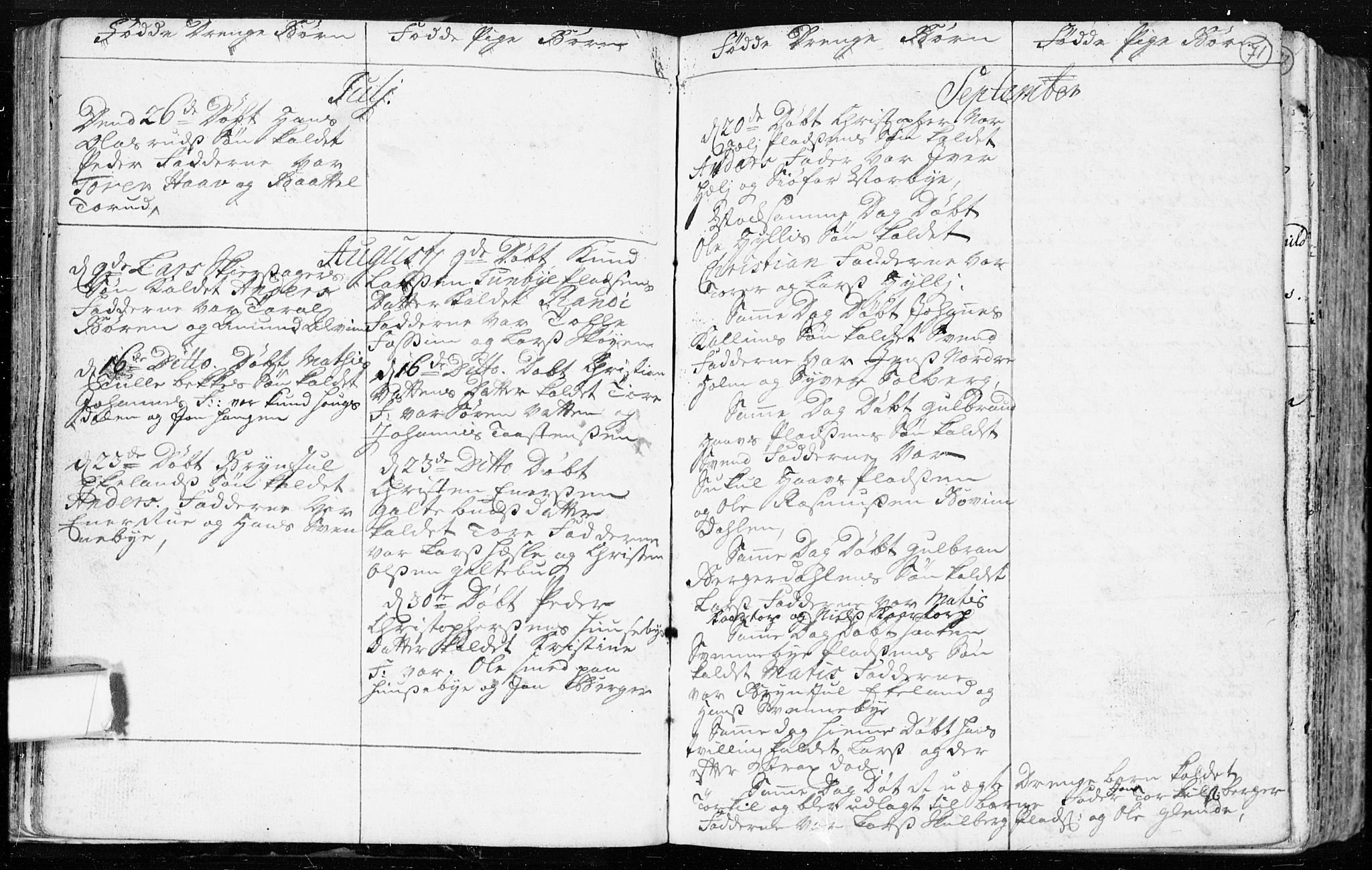 Spydeberg prestekontor Kirkebøker, AV/SAO-A-10924/F/Fa/L0002: Parish register (official) no. I 2, 1739-1780, p. 71