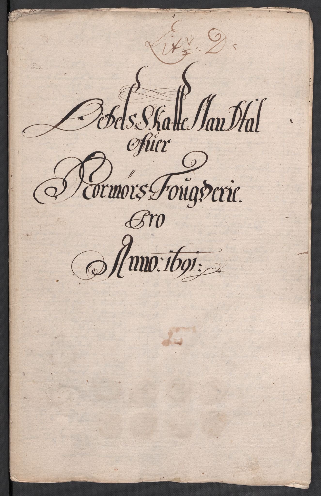 Rentekammeret inntil 1814, Reviderte regnskaper, Fogderegnskap, RA/EA-4092/R56/L3734: Fogderegnskap Nordmøre, 1690-1691, p. 299