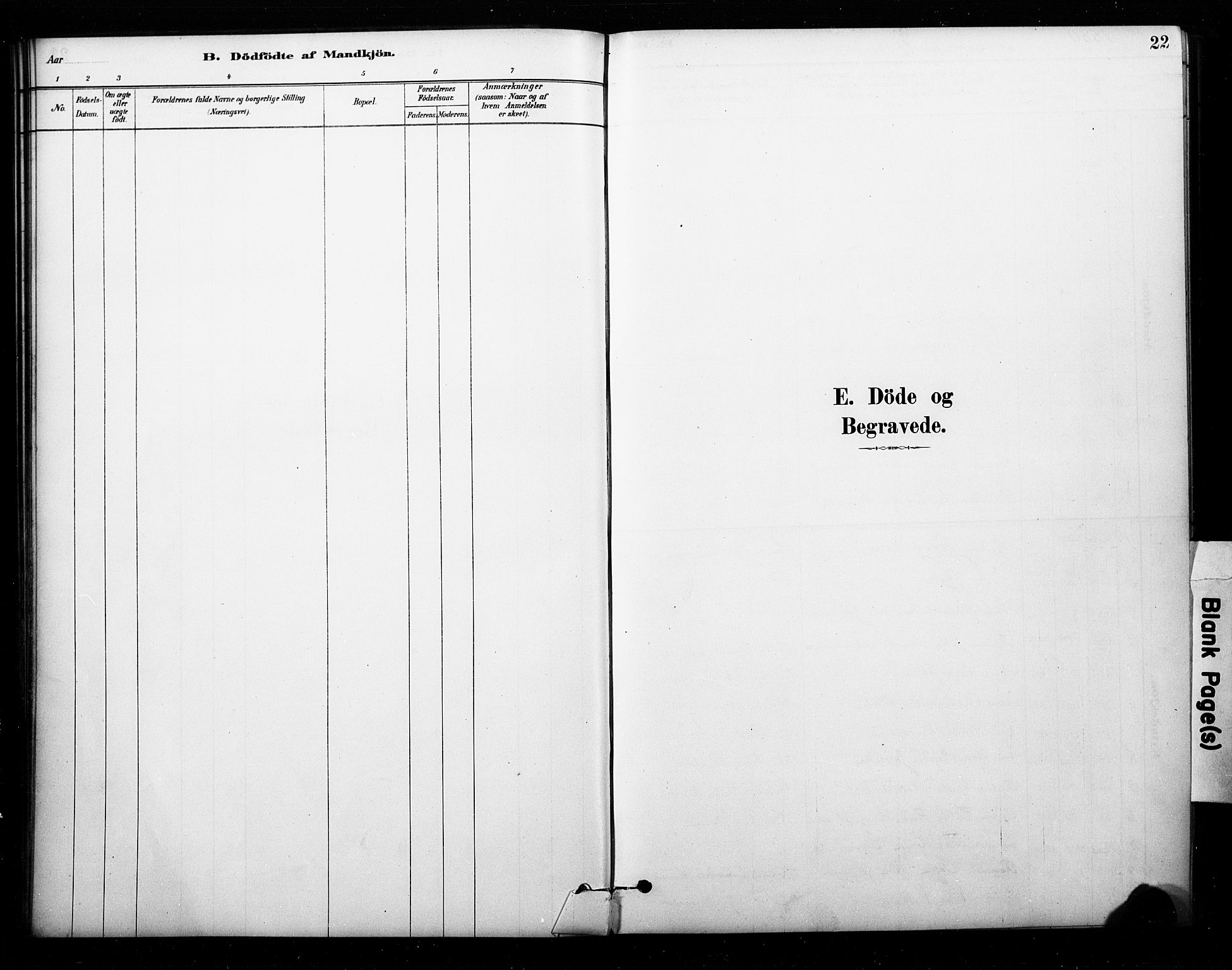 Sagene prestekontor Kirkebøker, SAO/A-10796/F/L0003: Parish register (official) no. 3, 1880-1922, p. 22