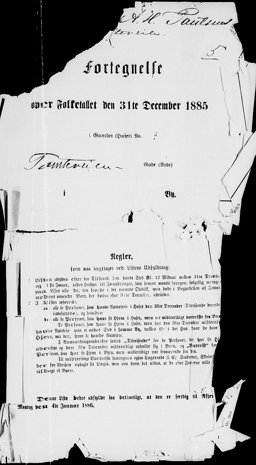 RA, 1885 census for 0301 Kristiania, 1885, p. 6696