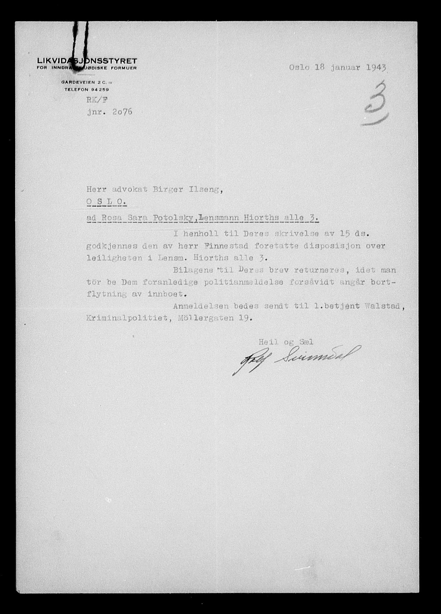 Justisdepartementet, Tilbakeføringskontoret for inndratte formuer, AV/RA-S-1564/H/Hc/Hcc/L0970: --, 1945-1947, p. 583