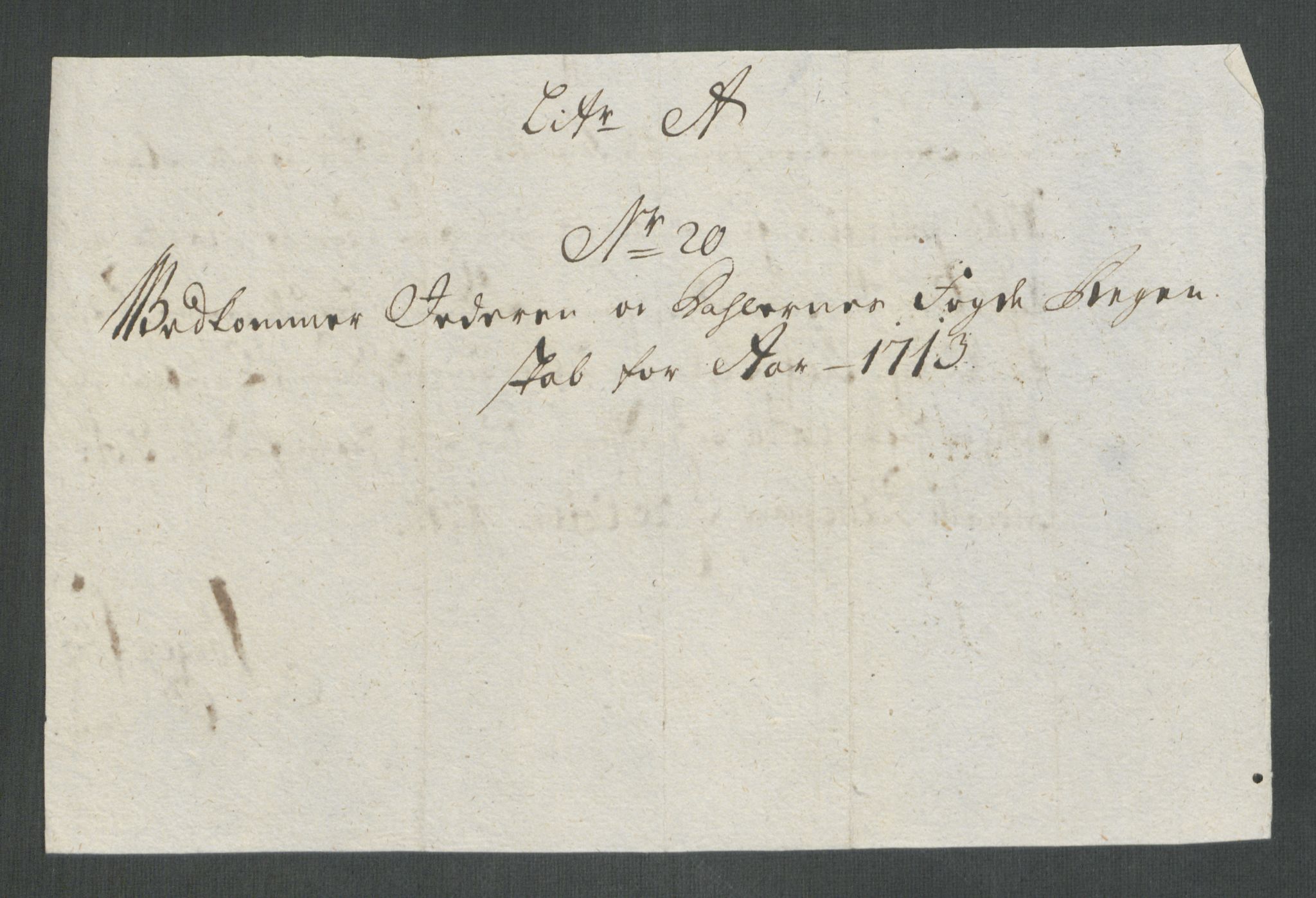 Rentekammeret inntil 1814, Reviderte regnskaper, Fogderegnskap, RA/EA-4092/R47/L2866: Fogderegnskap Ryfylke, 1713, p. 224