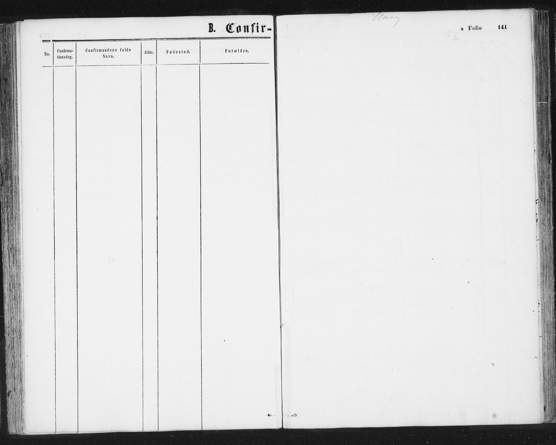 Ministerialprotokoller, klokkerbøker og fødselsregistre - Sør-Trøndelag, AV/SAT-A-1456/692/L1104: Parish register (official) no. 692A04, 1862-1878, p. 141