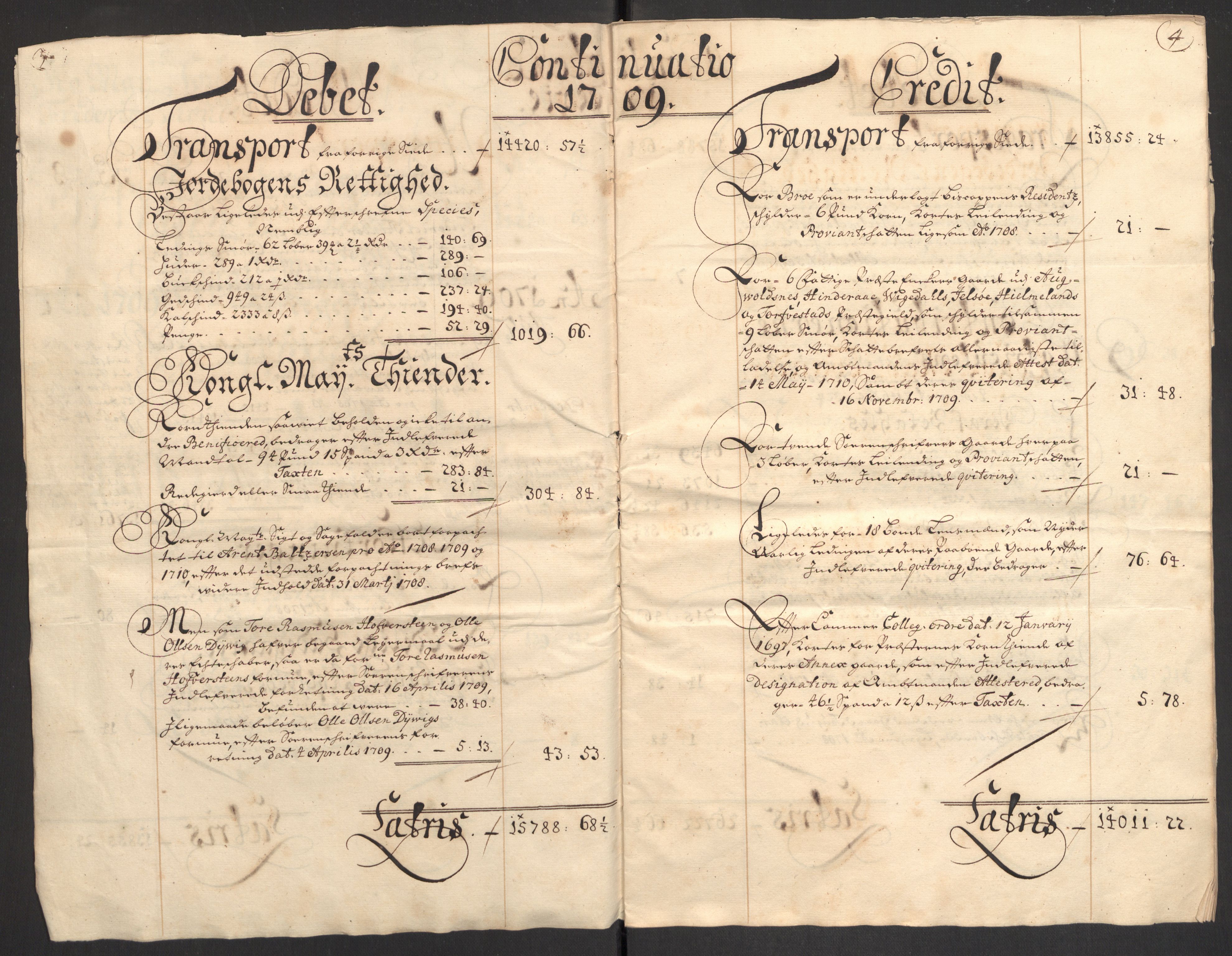 Rentekammeret inntil 1814, Reviderte regnskaper, Fogderegnskap, AV/RA-EA-4092/R47/L2861: Fogderegnskap Ryfylke, 1706-1709, p. 369