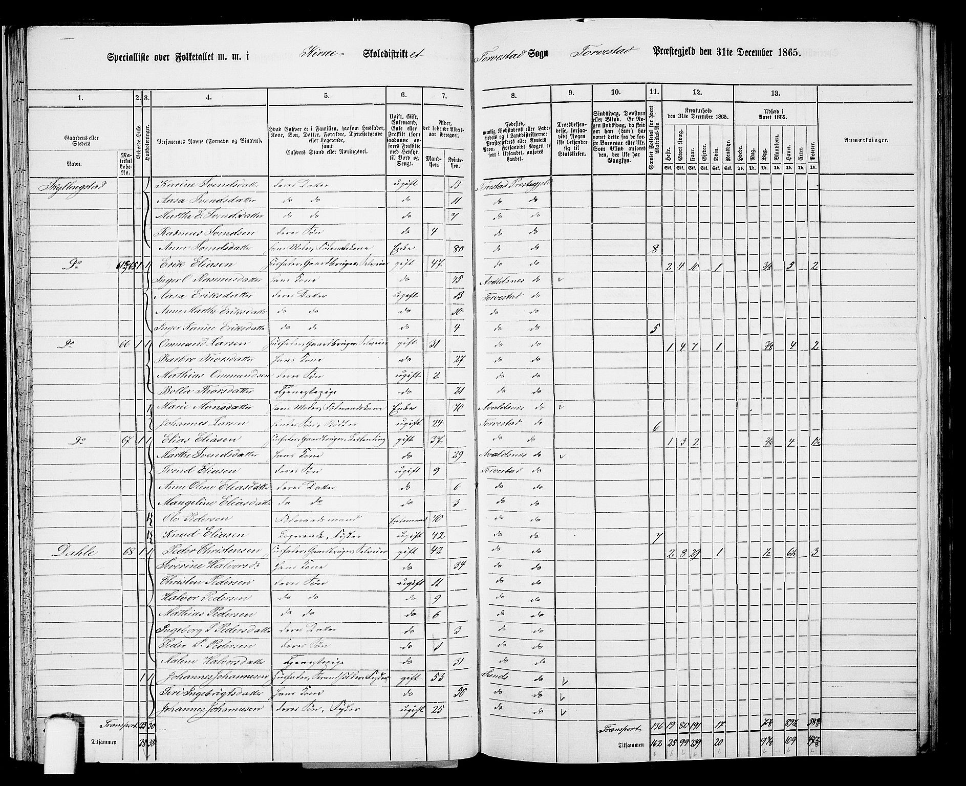 RA, 1865 census for Torvastad/Torvastad, Skåre og Utsira, 1865, p. 34