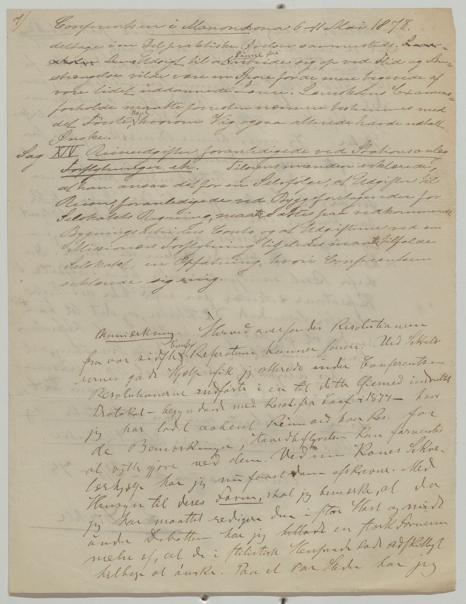 Det Norske Misjonsselskap - hovedadministrasjonen, VID/MA-A-1045/D/Da/Daa/L0035/0005: Konferansereferat og årsberetninger / Konferansereferat fra Madagaskar Innland., 1878