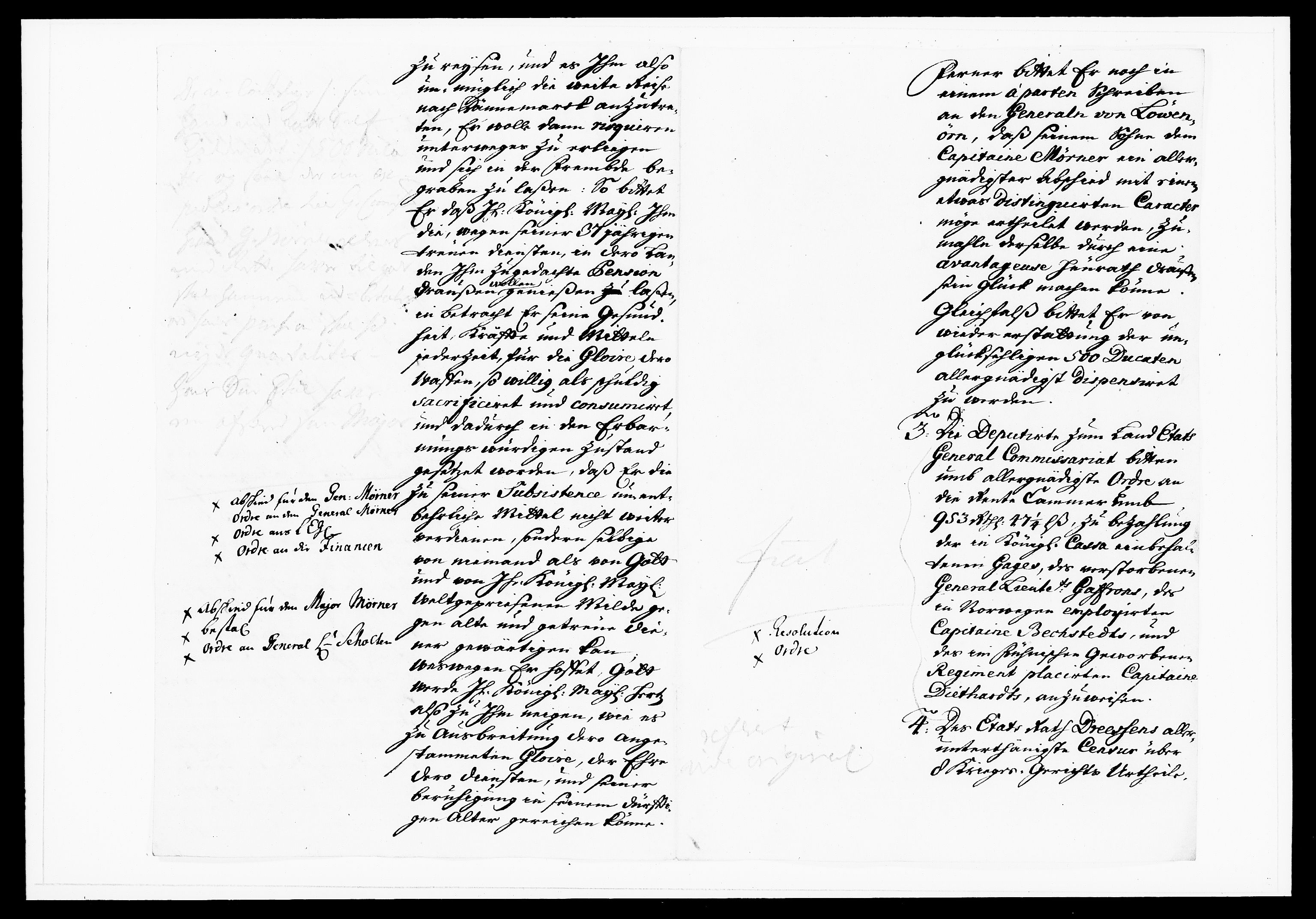 Krigskollegiet, Krigskancelliet, DRA/A-0006/-/1143-1150: Refererede sager, 1738, p. 254