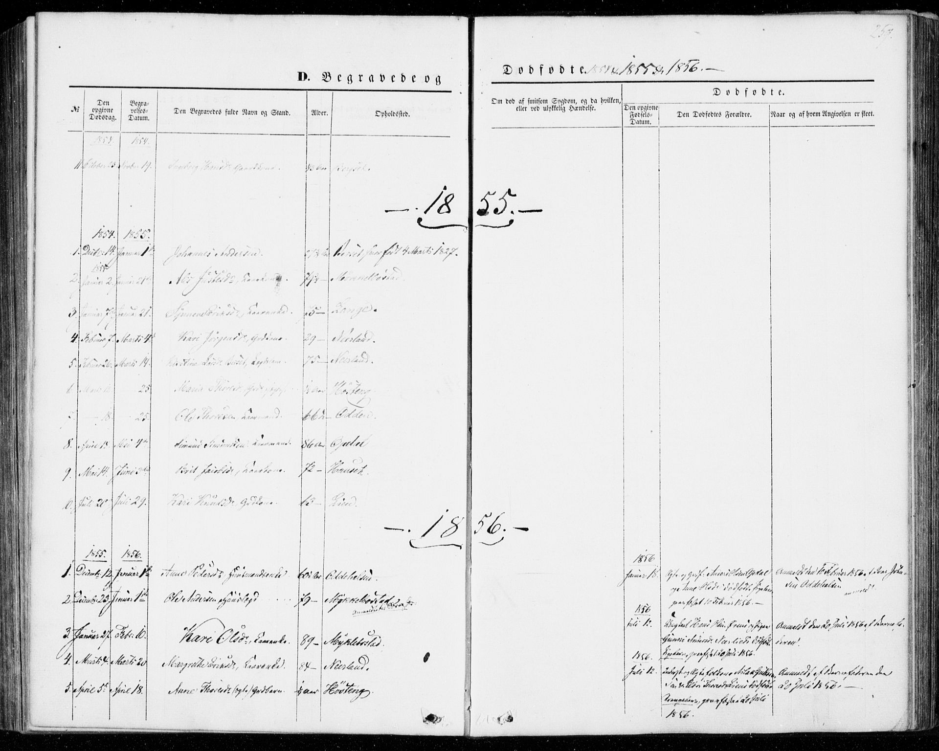 Ministerialprotokoller, klokkerbøker og fødselsregistre - Møre og Romsdal, AV/SAT-A-1454/554/L0643: Parish register (official) no. 554A01, 1846-1879, p. 259