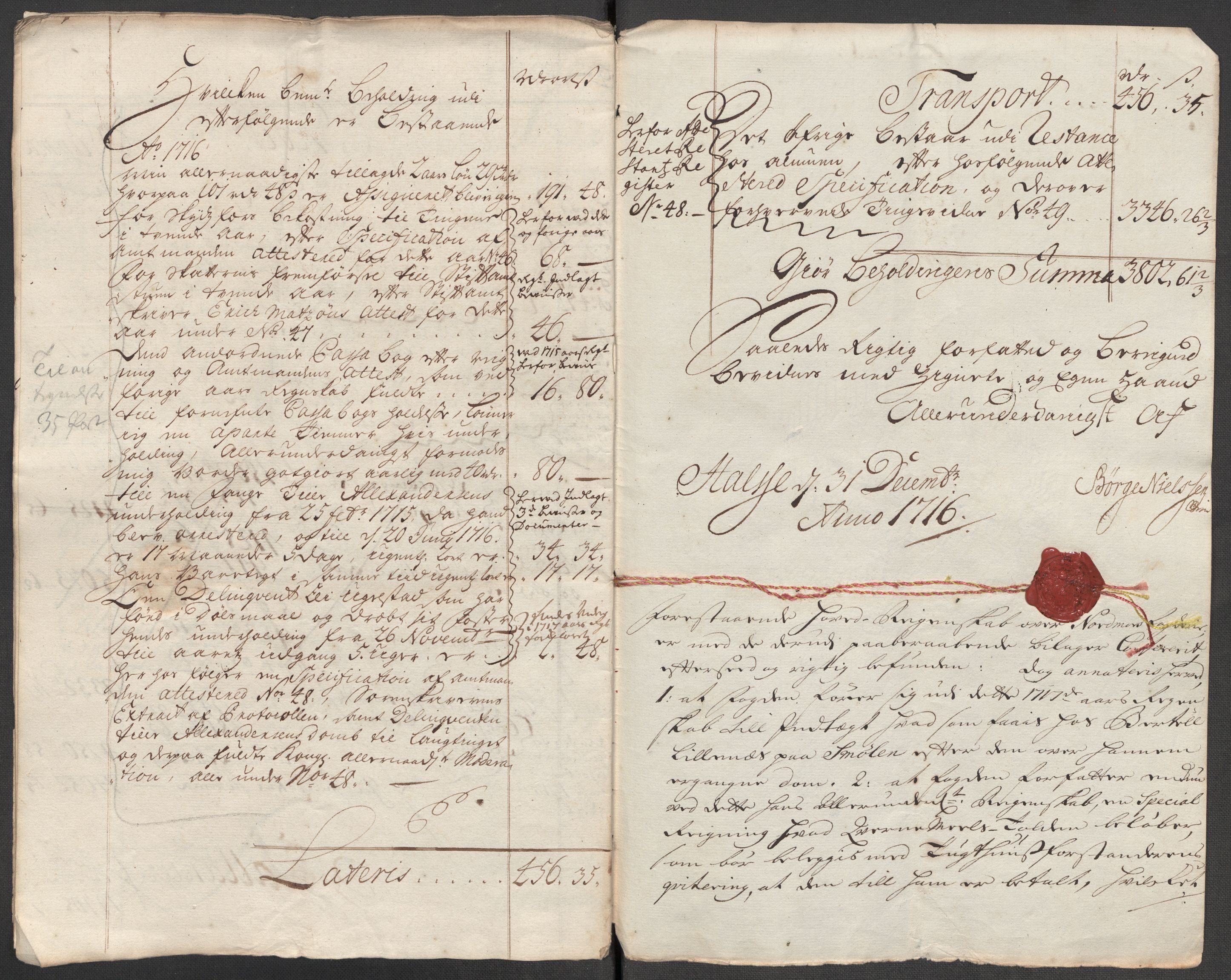 Rentekammeret inntil 1814, Reviderte regnskaper, Fogderegnskap, AV/RA-EA-4092/R56/L3749: Fogderegnskap Nordmøre, 1716, p. 13