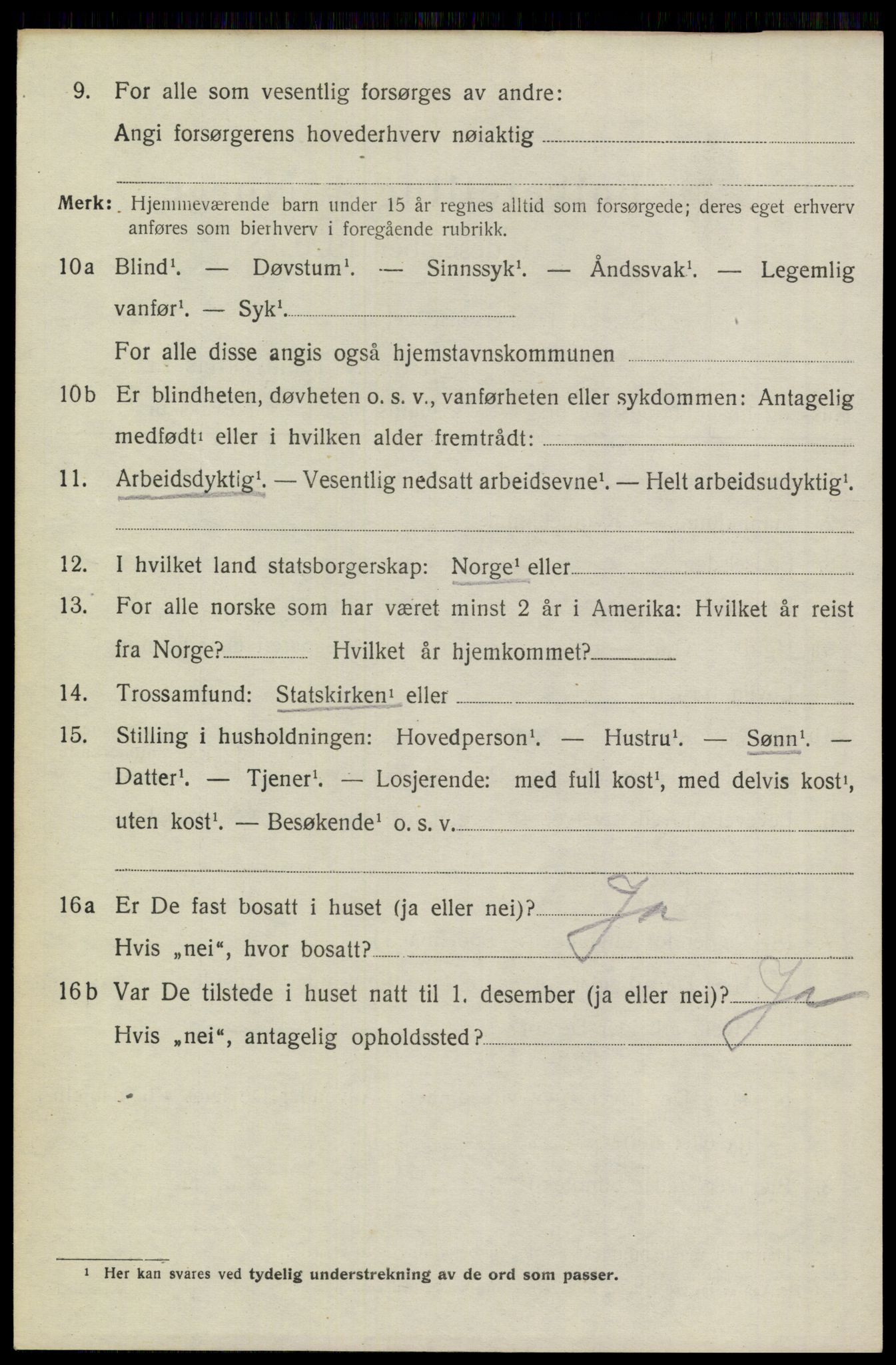 SAKO, 1920 census for Sauherad, 1920, p. 3010