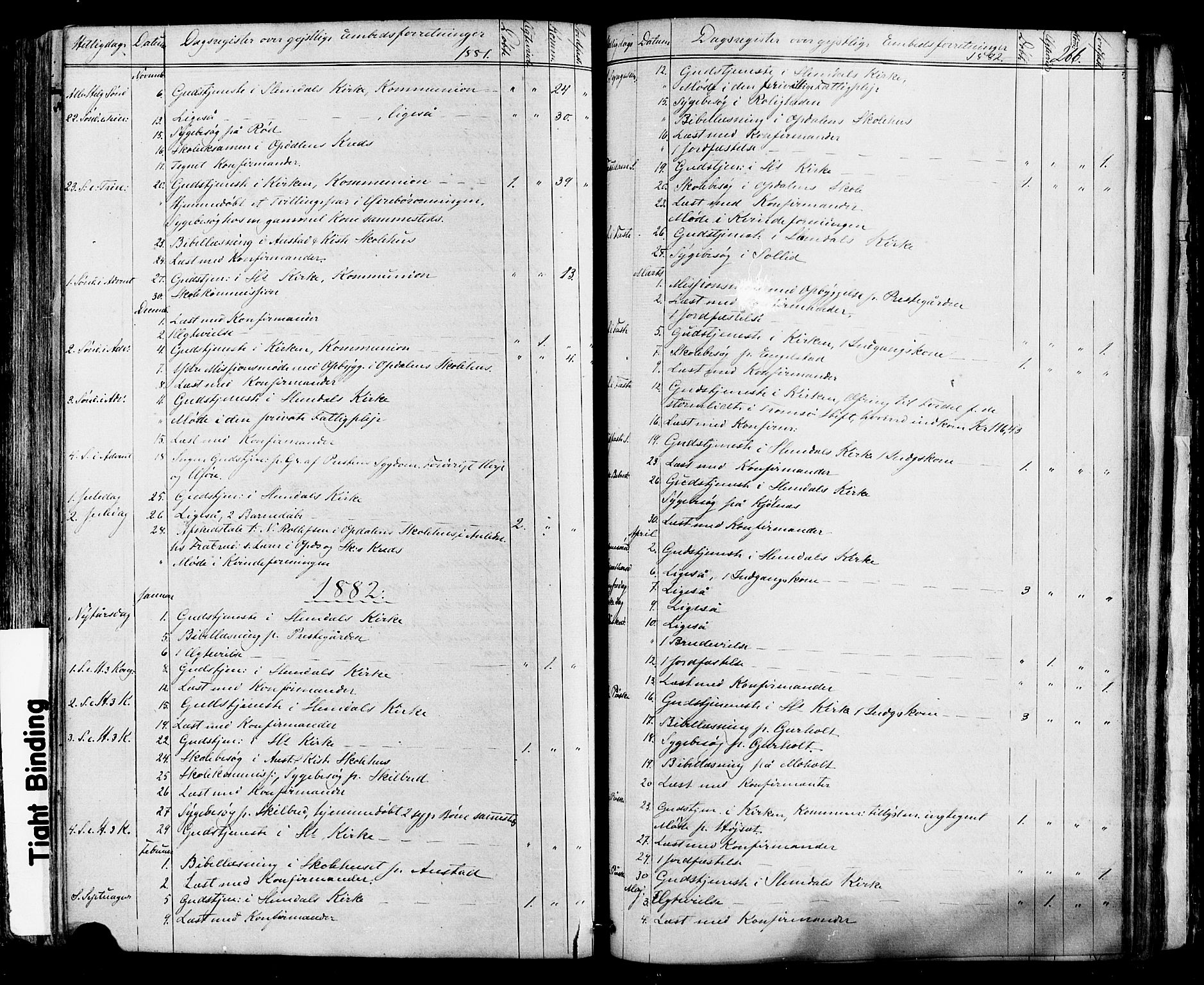 Siljan kirkebøker, SAKO/A-300/F/Fa/L0002: Parish register (official) no. 2, 1870-1895, p. 266
