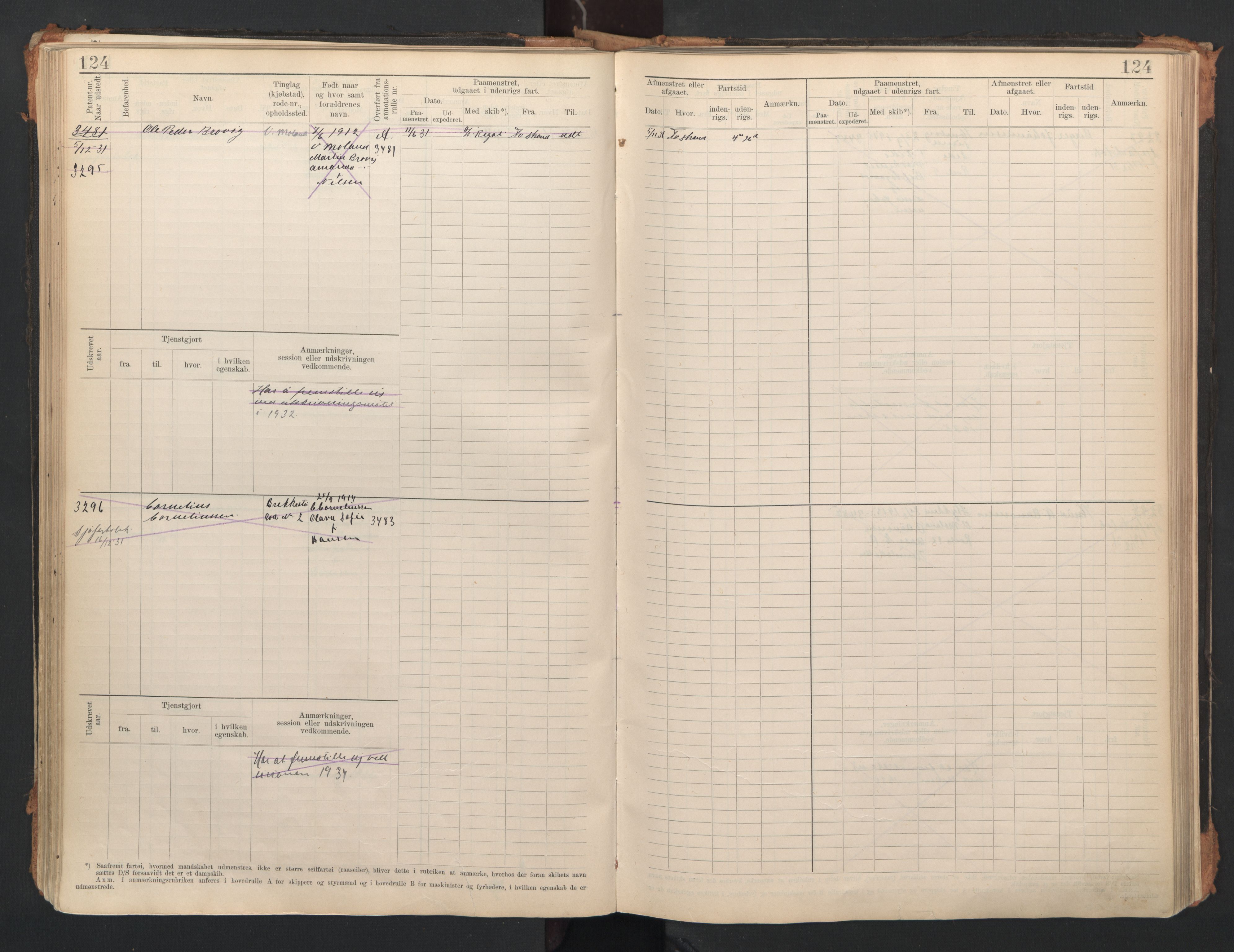 Lillesand mønstringskrets, AV/SAK-2031-0014/F/Fb/L0006: Hovedrulle A nr 3049-3634, W-15, 1913-1946, p. 130