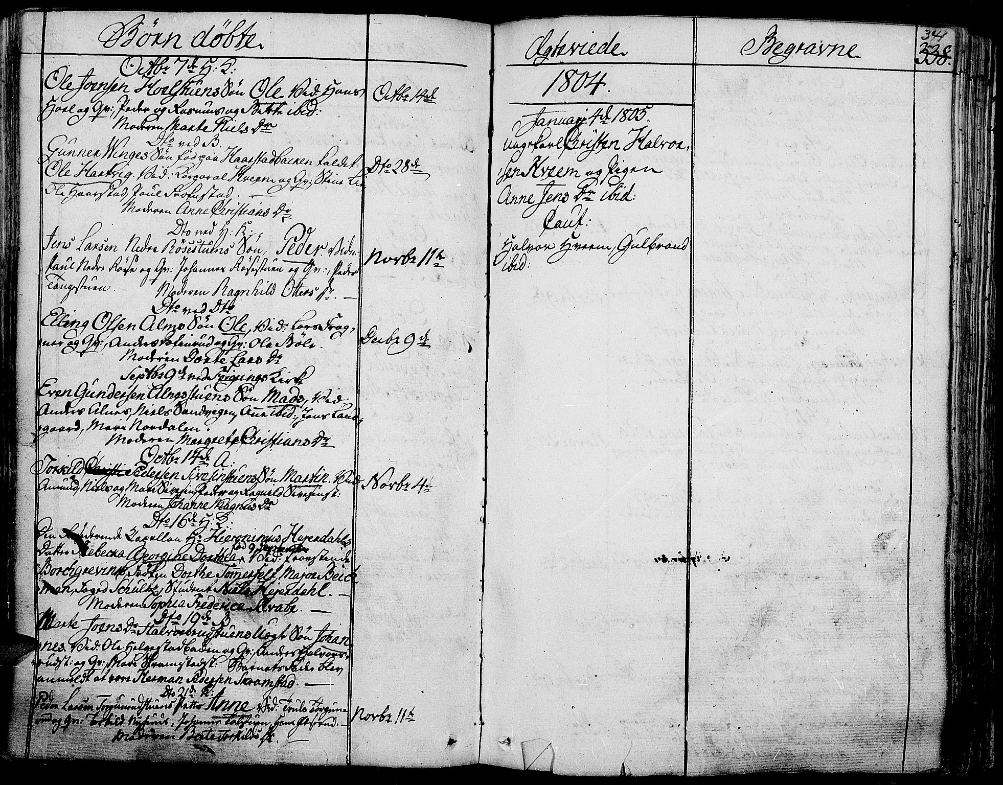 Toten prestekontor, SAH/PREST-102/H/Ha/Haa/L0007: Parish register (official) no. 7, 1794-1809, p. 341