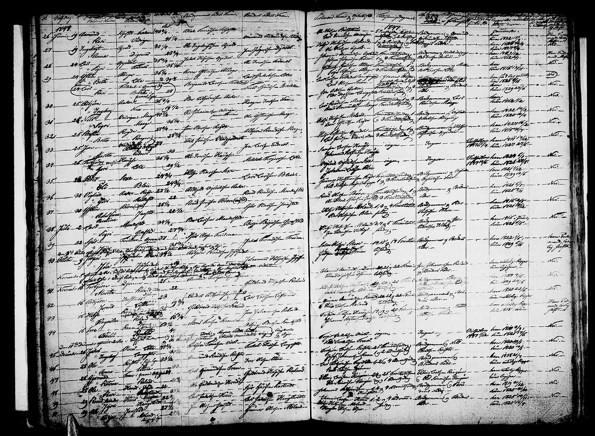 Ullensvang sokneprestembete, SAB/A-78701/H/Haa: Parish register (official) no. A 10, 1825-1853, p. 258