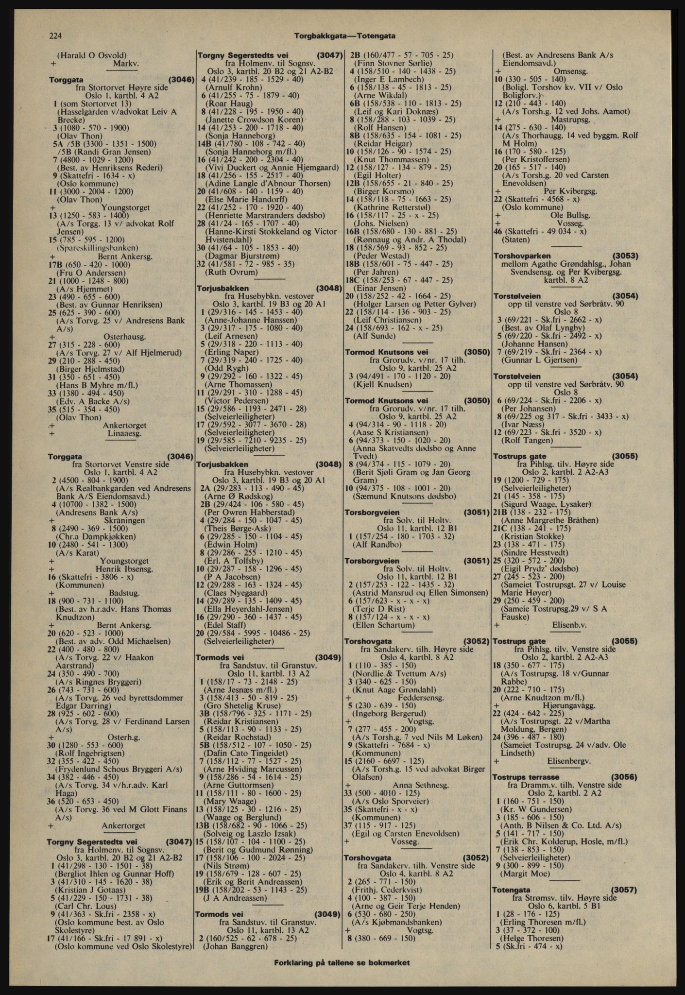 Kristiania/Oslo adressebok, PUBL/-, 1978-1979, p. 224