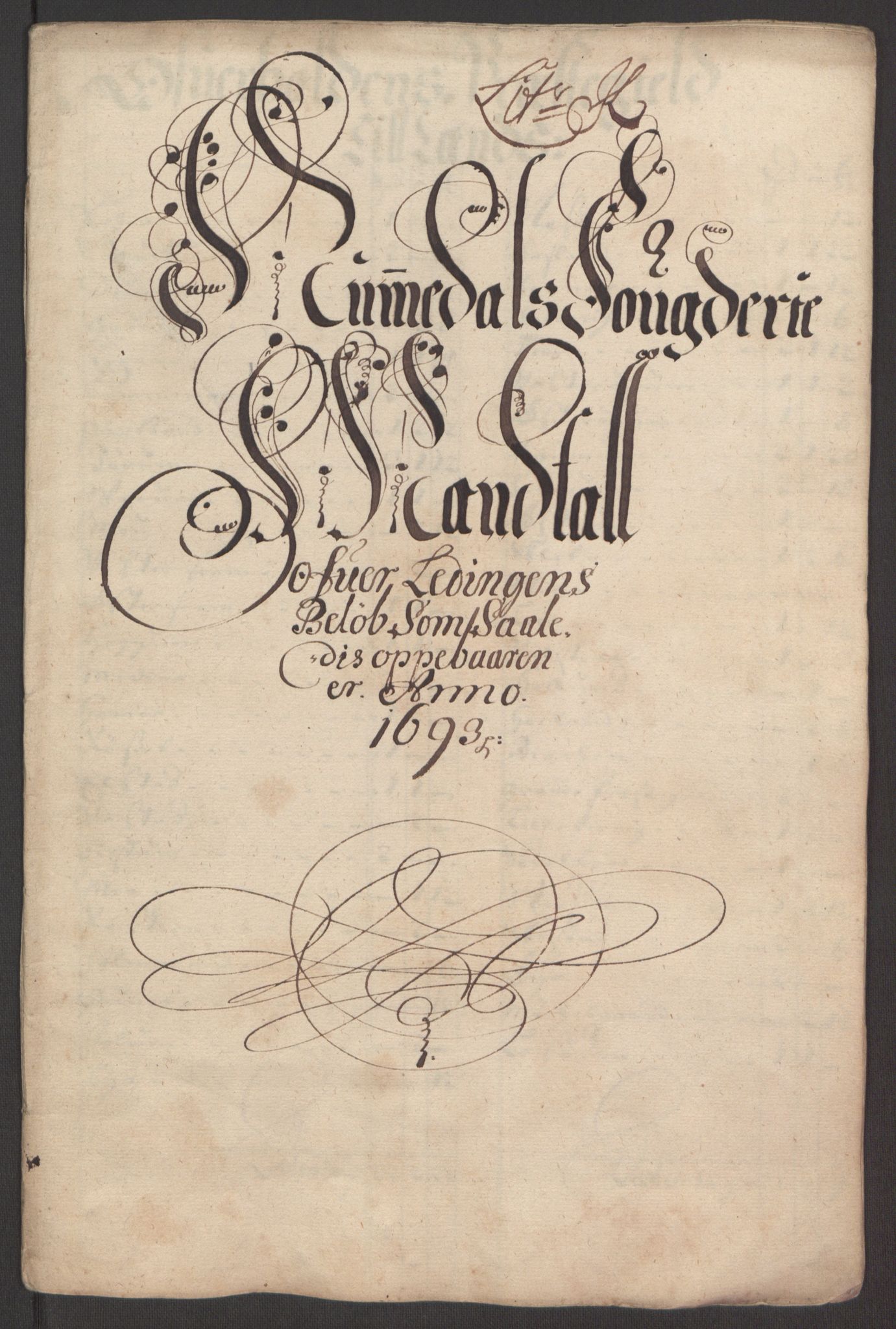Rentekammeret inntil 1814, Reviderte regnskaper, Fogderegnskap, RA/EA-4092/R64/L4424: Fogderegnskap Namdal, 1692-1695, p. 295