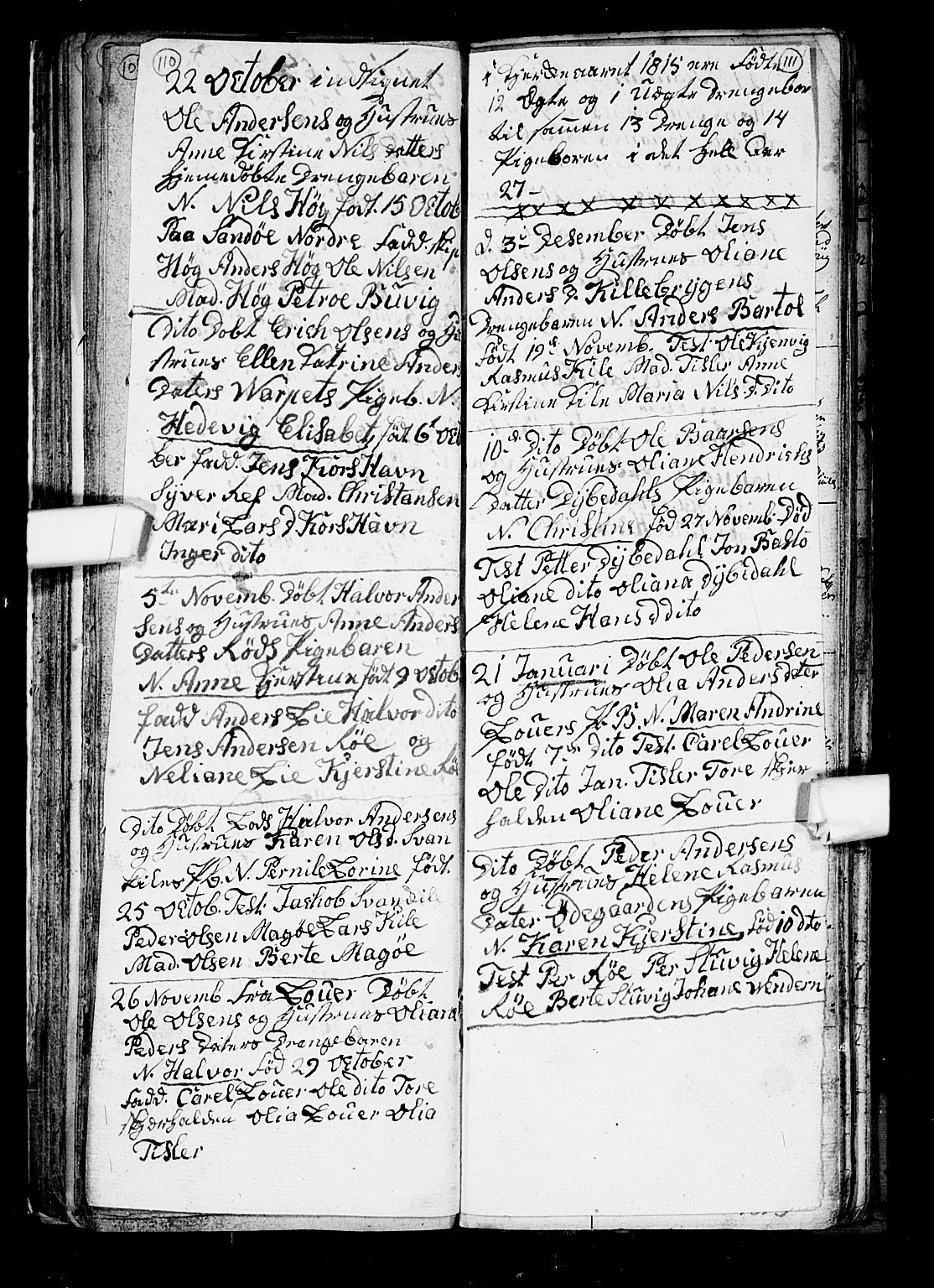 Hvaler prestekontor Kirkebøker, AV/SAO-A-2001/F/Fa/L0002: Parish register (official) no. I 2, 1749-1816, p. 110-111