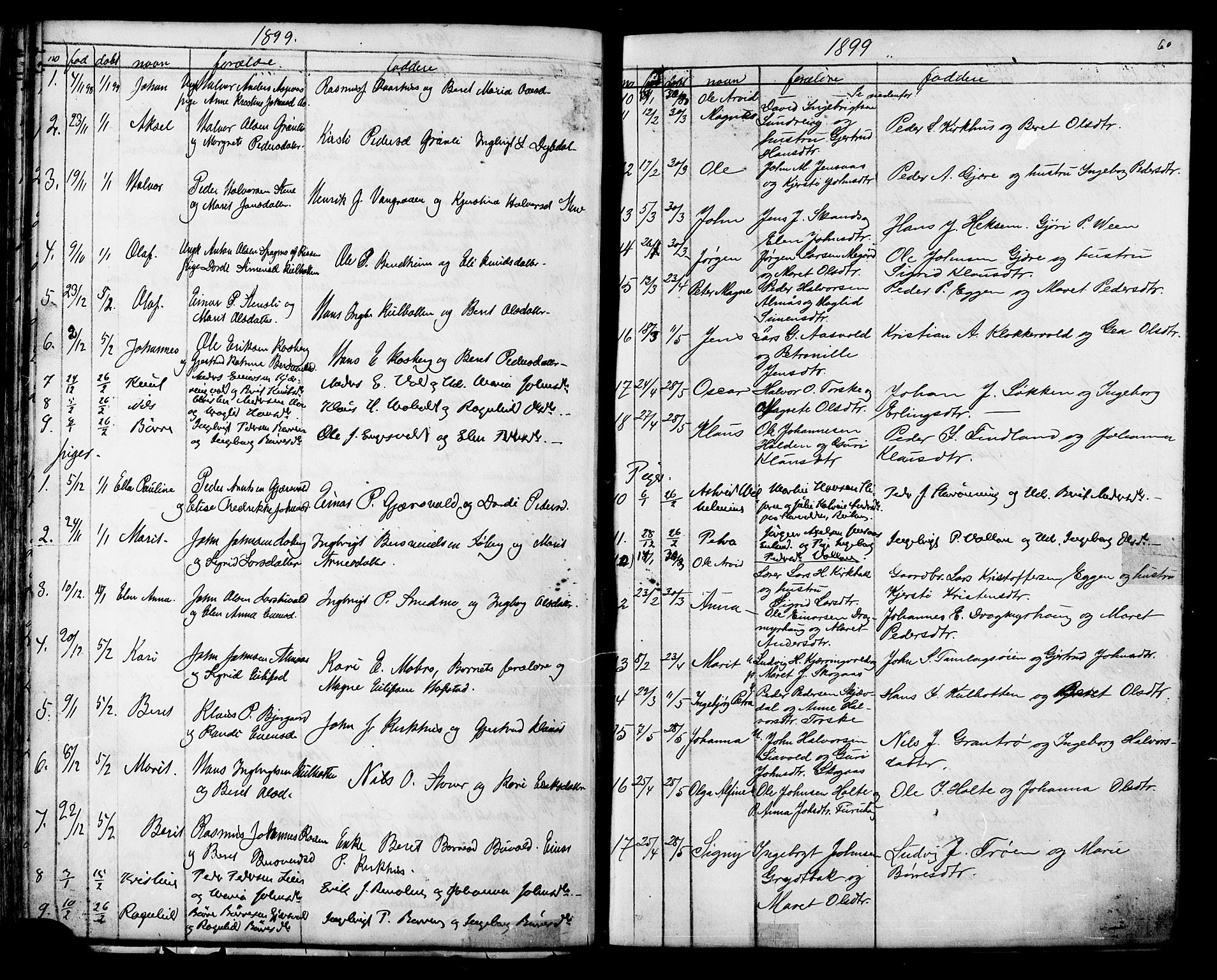Ministerialprotokoller, klokkerbøker og fødselsregistre - Sør-Trøndelag, SAT/A-1456/686/L0985: Parish register (copy) no. 686C01, 1871-1933, p. 60