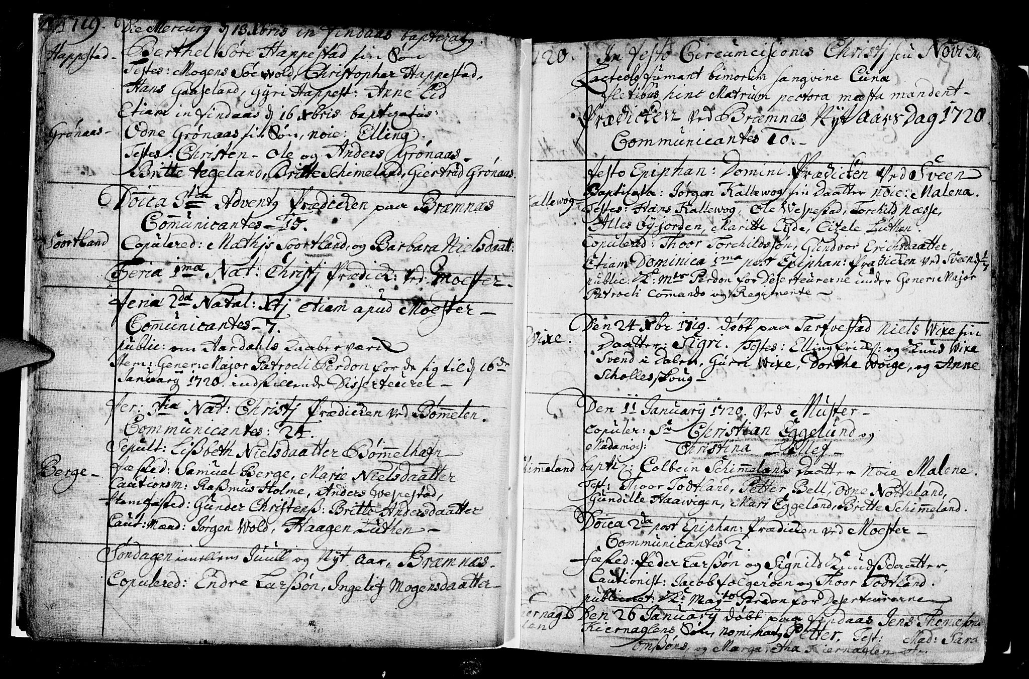 Finnås sokneprestembete, AV/SAB-A-99925/H/Ha/Haa/Haaa/L0001: Parish register (official) no. A 1, 1718-1744, p. 7