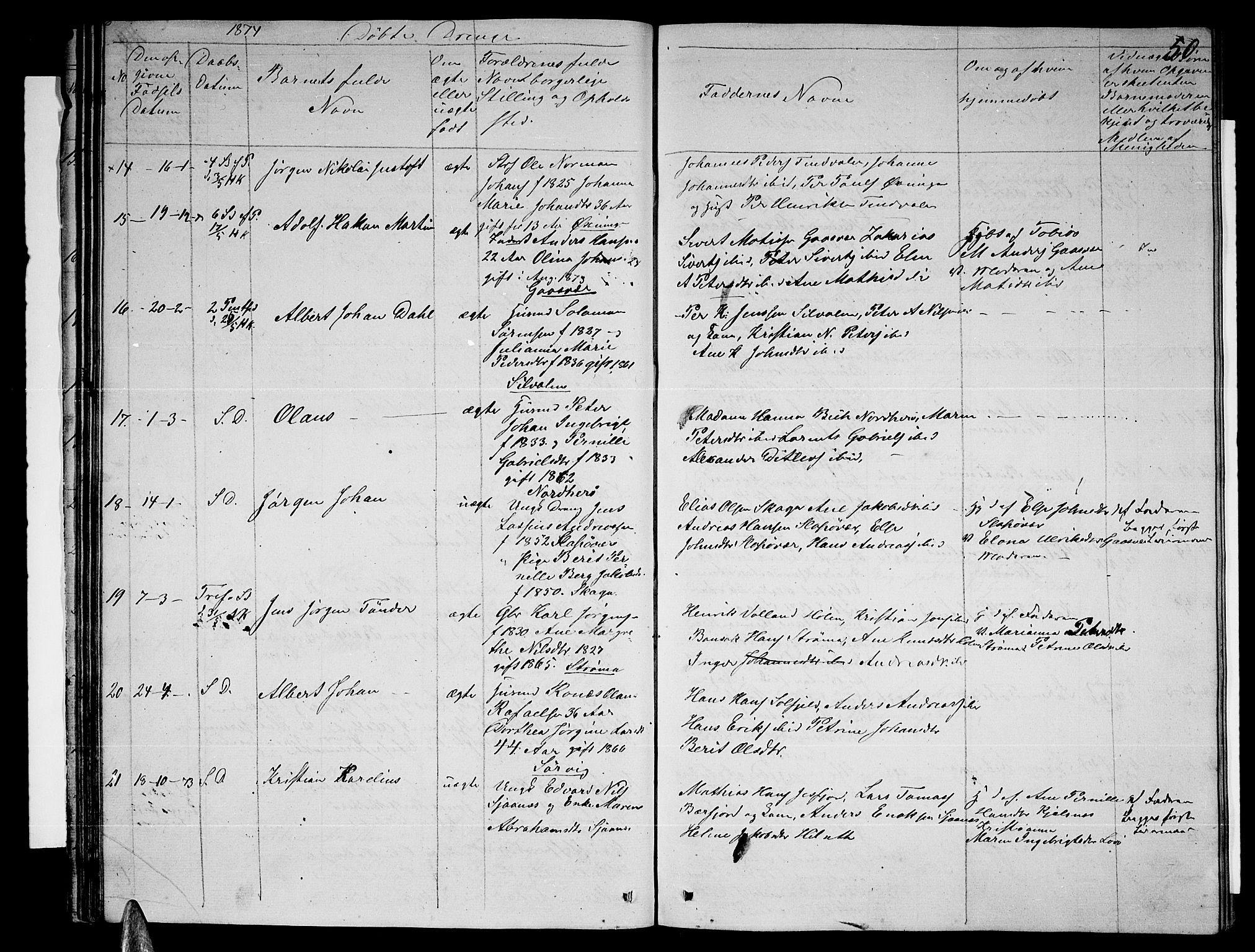 Ministerialprotokoller, klokkerbøker og fødselsregistre - Nordland, AV/SAT-A-1459/834/L0512: Parish register (copy) no. 834C03, 1862-1877, p. 50