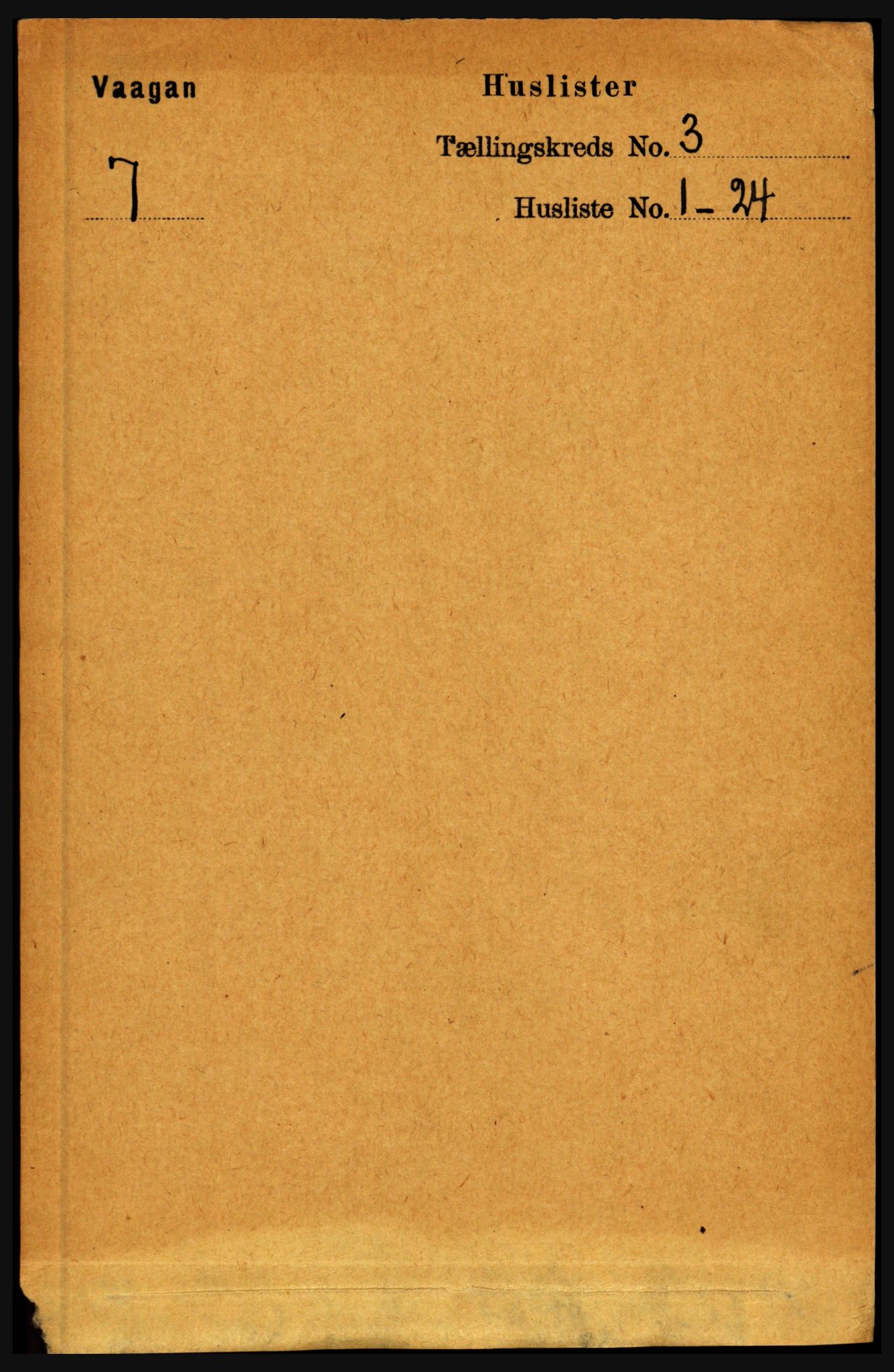 RA, 1891 census for 1865 Vågan, 1891, p. 660