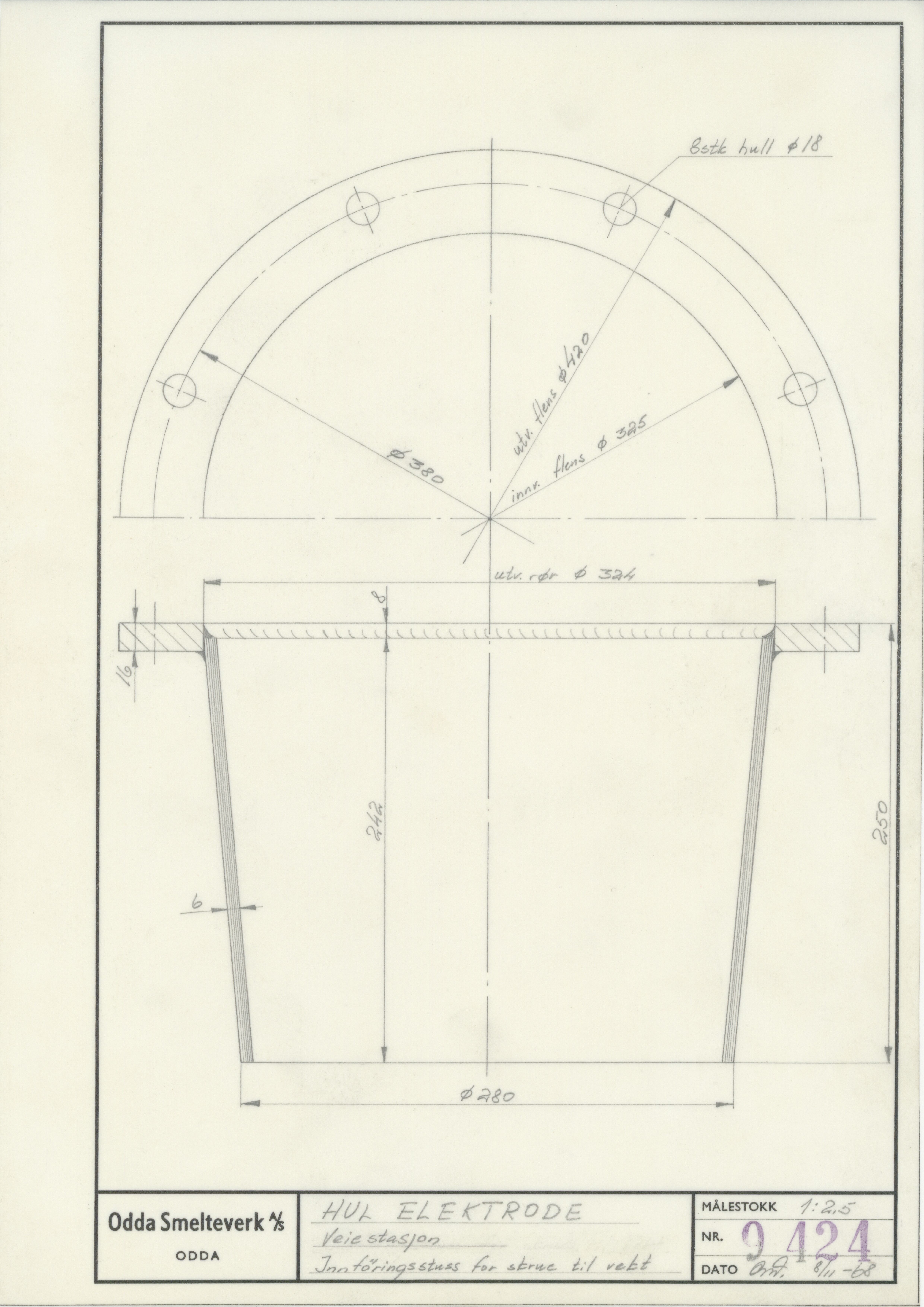 Odda smelteverk AS, KRAM/A-0157.1/T/Td/L0009: Gruppe 9. Blandingsrom og kokstørker, 1920-1970, p. 682