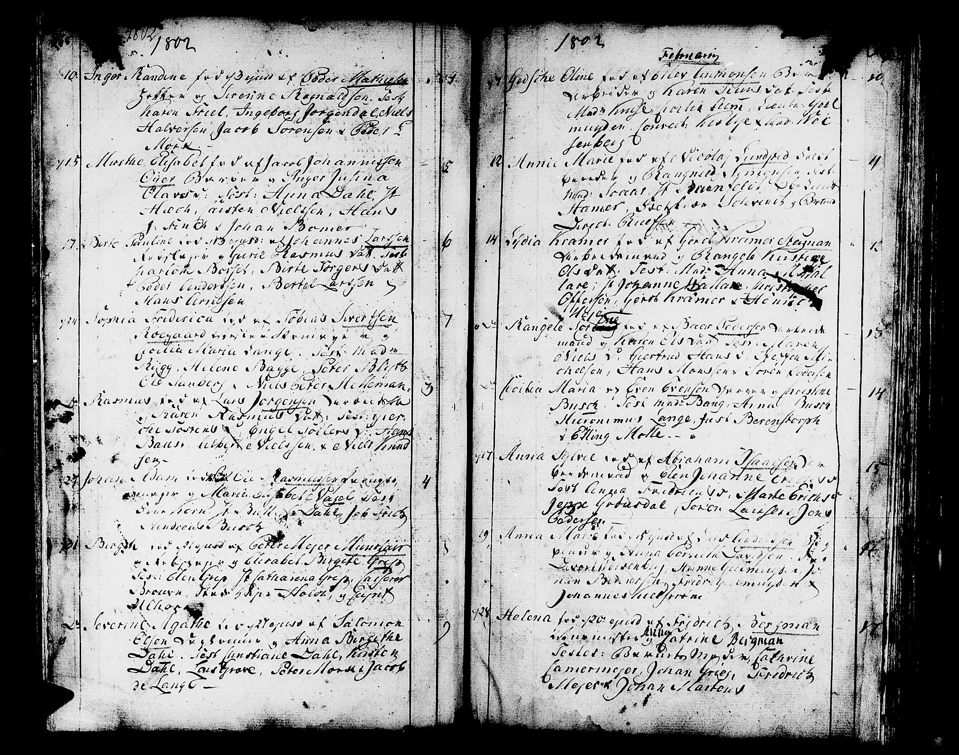 Domkirken sokneprestembete, AV/SAB-A-74801/H/Haa/L0004: Parish register (official) no. A 4, 1763-1820, p. 268-269