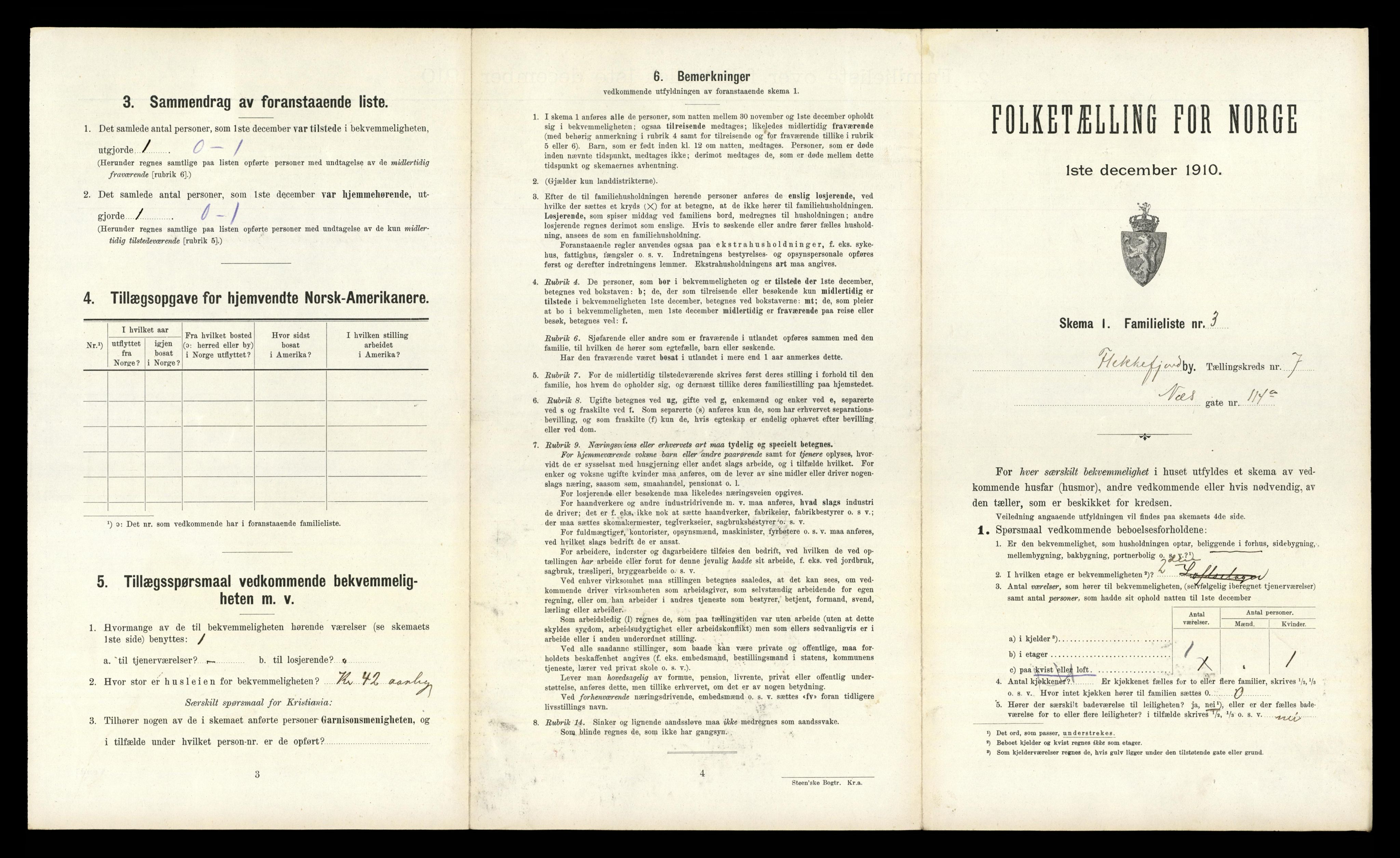 RA, 1910 census for Flekkefjord, 1910, p. 638