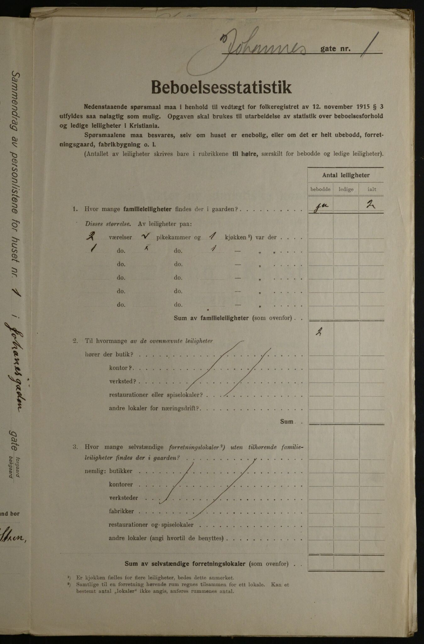 OBA, Municipal Census 1923 for Kristiania, 1923, p. 52791