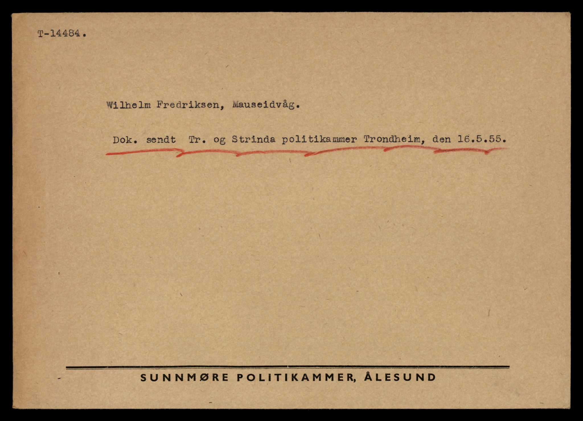 Møre og Romsdal vegkontor - Ålesund trafikkstasjon, AV/SAT-A-4099/F/Fe/L0046: Registreringskort for kjøretøy T 14445 - T 14579, 1927-1998