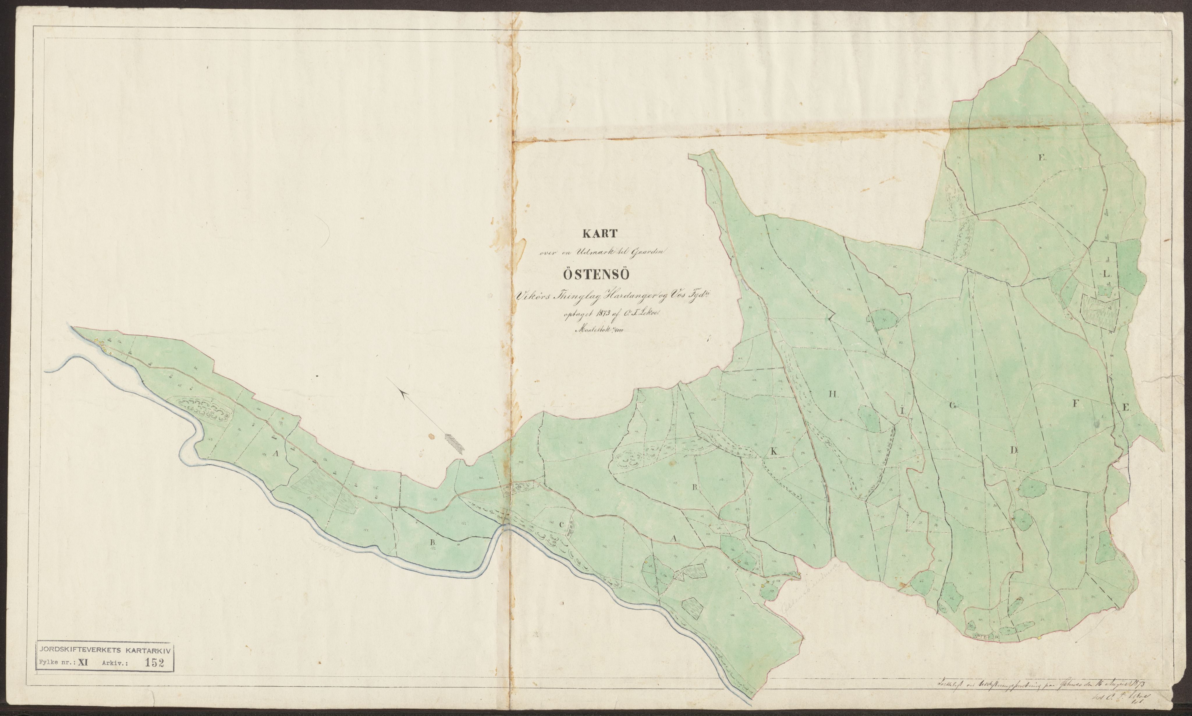 Jordskifteverkets kartarkiv, AV/RA-S-3929/T, 1859-1988, p. 252