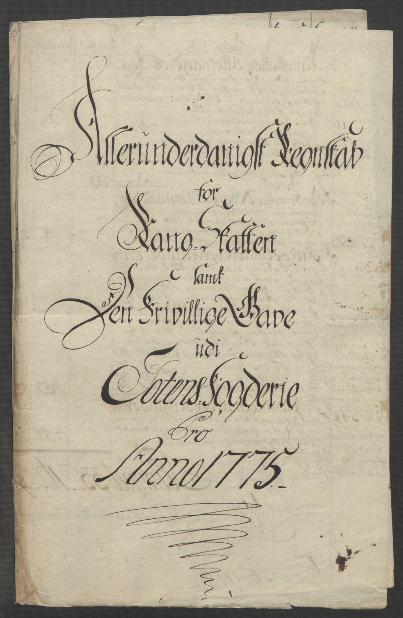 Rentekammeret inntil 1814, Reviderte regnskaper, Fogderegnskap, RA/EA-4092/R19/L1399: Fogderegnskap Toten, Hadeland og Vardal, 1762-1783, p. 366