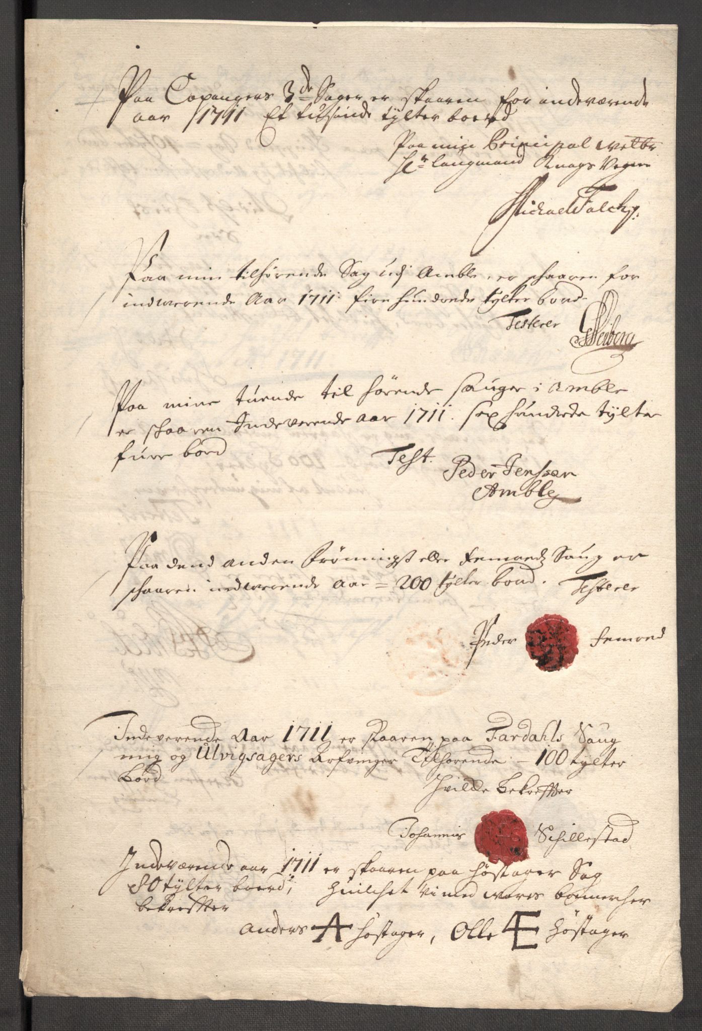 Rentekammeret inntil 1814, Reviderte regnskaper, Fogderegnskap, RA/EA-4092/R52/L3317: Fogderegnskap Sogn, 1711, p. 138