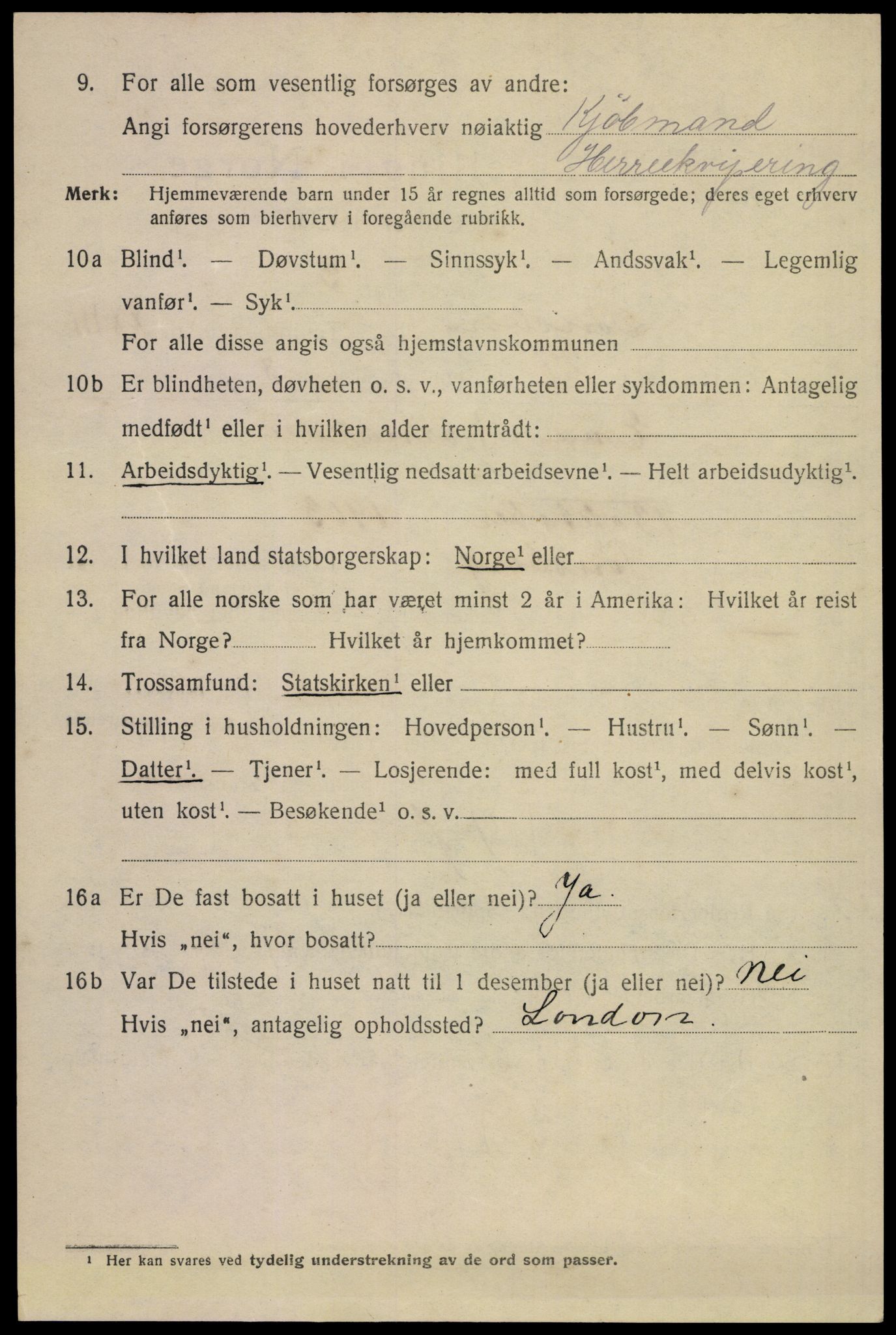 SAKO, 1920 census for Tønsberg, 1920, p. 33158