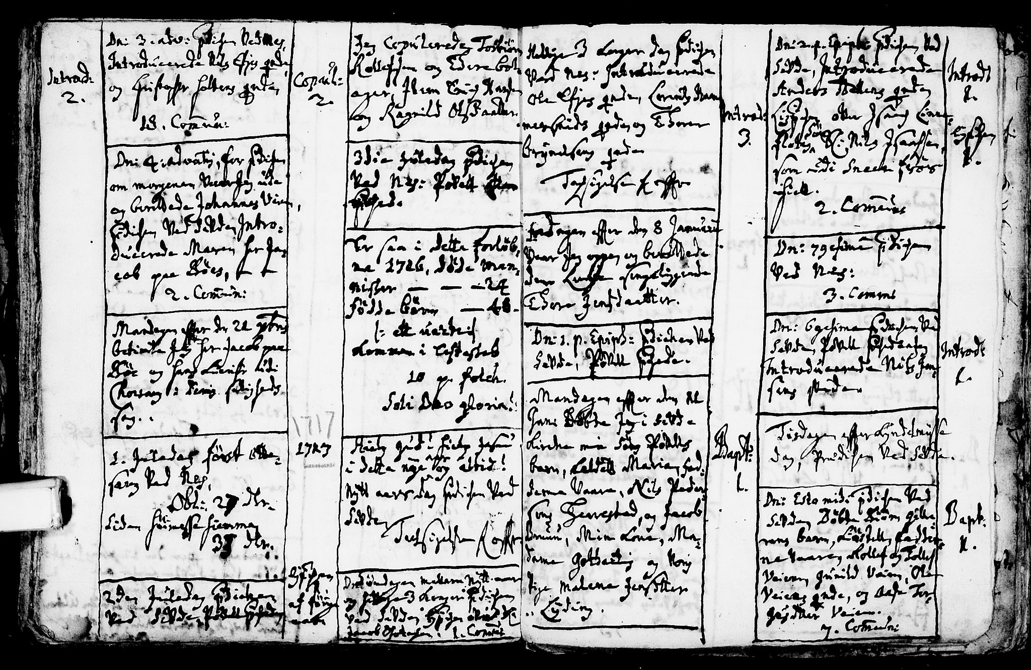 Sauherad kirkebøker, AV/SAKO-A-298/F/Fa/L0002: Parish register (official) no. I 2, 1681-1720