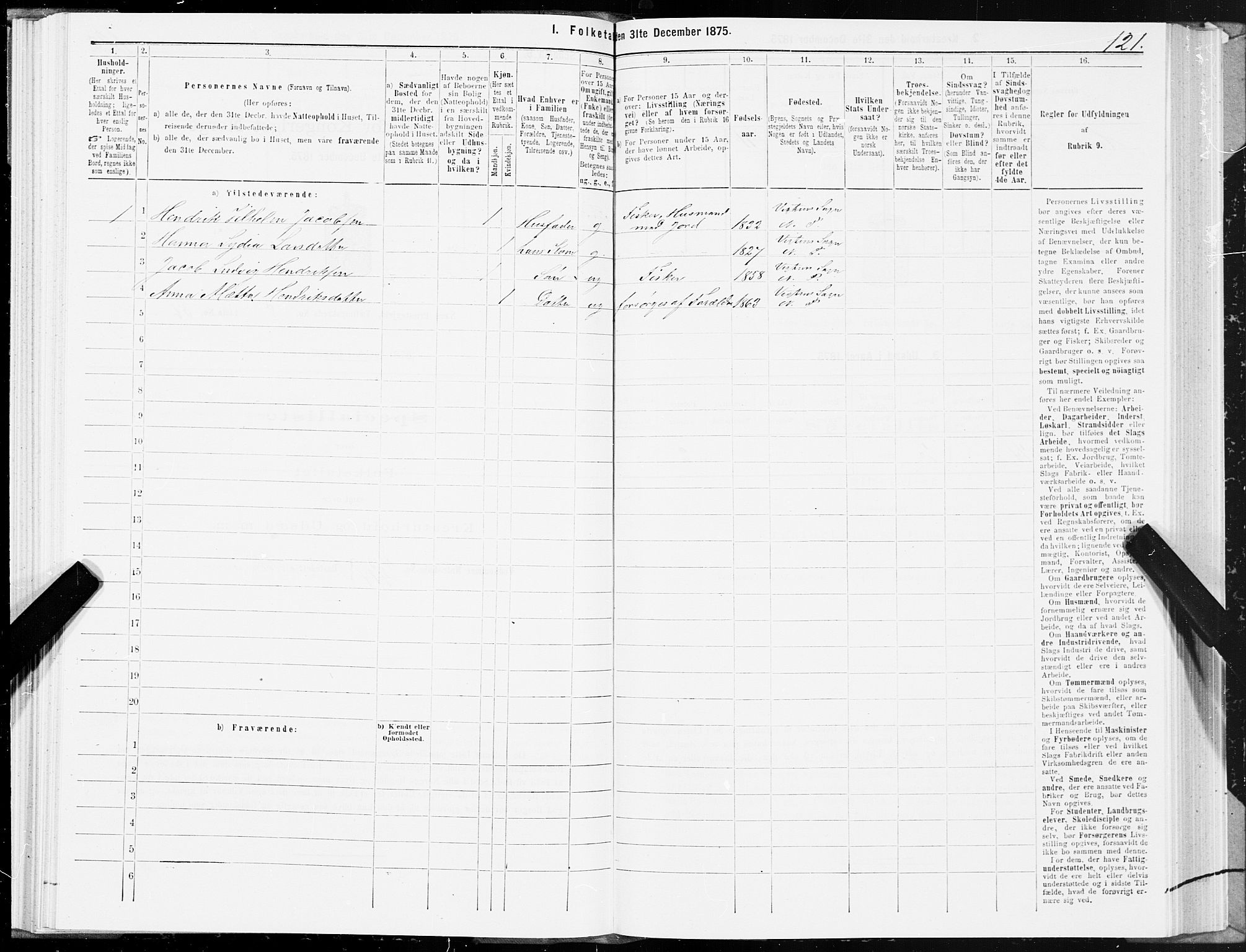 SAT, 1875 census for 1751P Nærøy, 1875, p. 4121