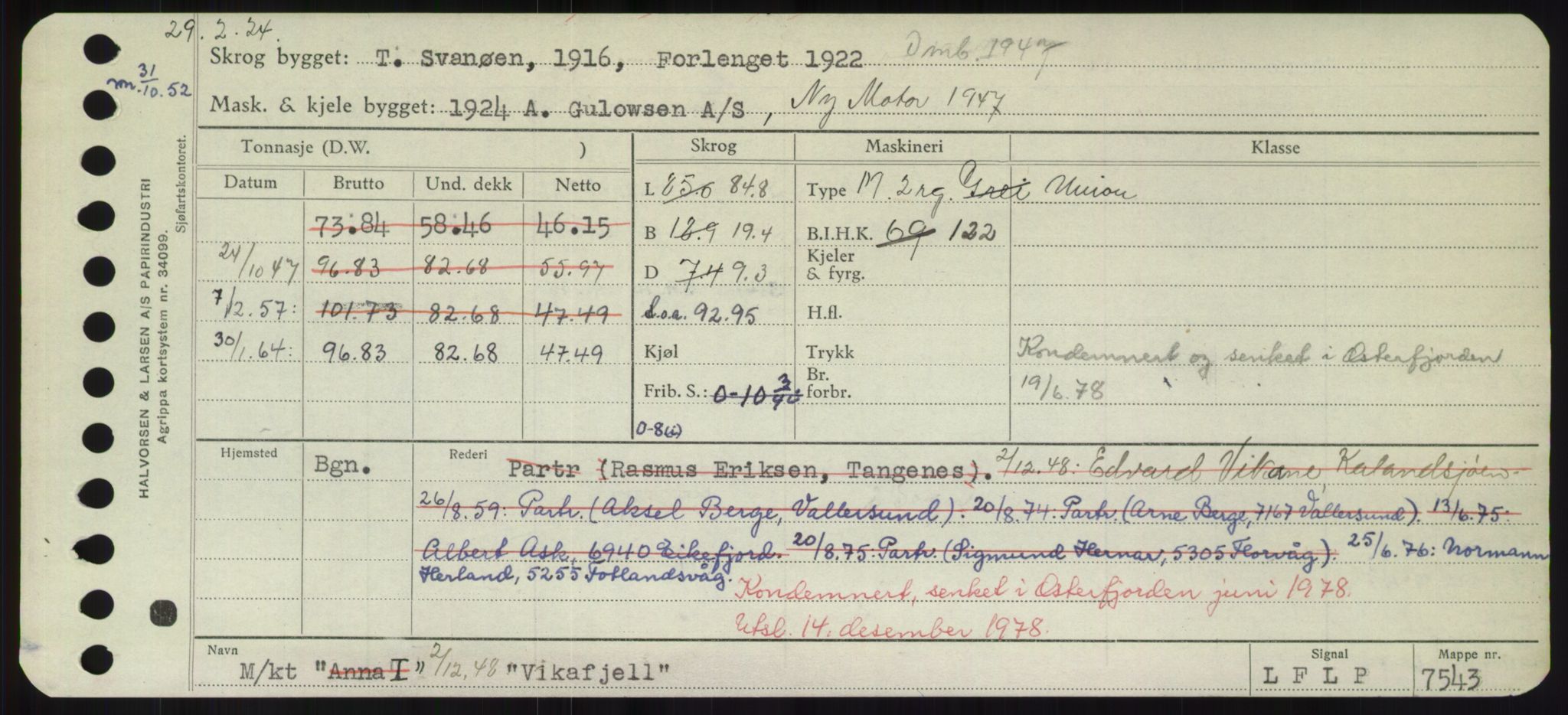 Sjøfartsdirektoratet med forløpere, Skipsmålingen, AV/RA-S-1627/H/Hd/L0041: Fartøy, Vi-Ås, p. 97