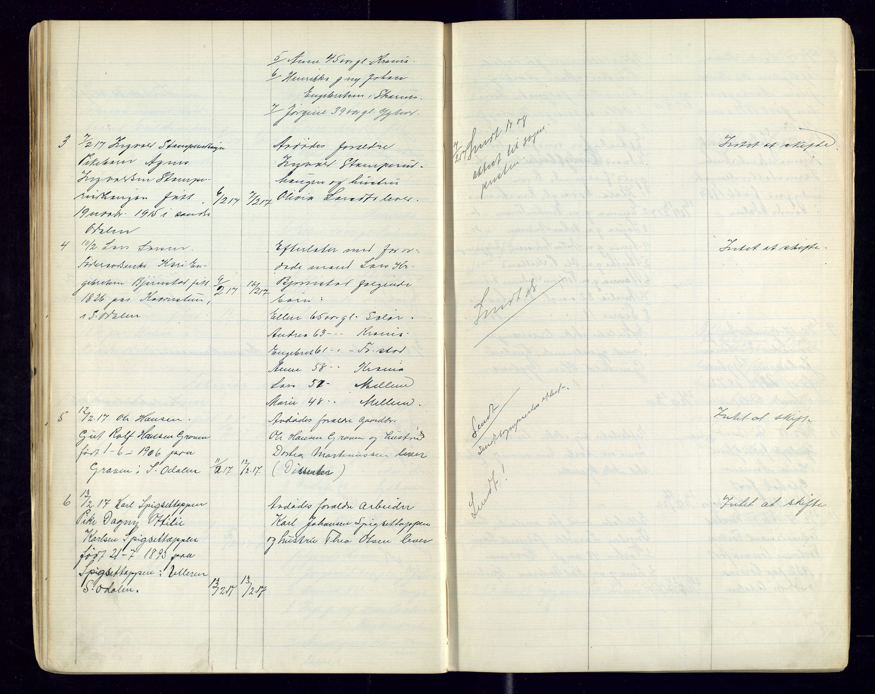 Sør-Odal lensmannskontor, AV/SAH-LHS-022/H/Hb/L0002/0002: Protokoller over anmeldte dødsfall / Protokoll over anmeldte dødsfall, 1915-1921