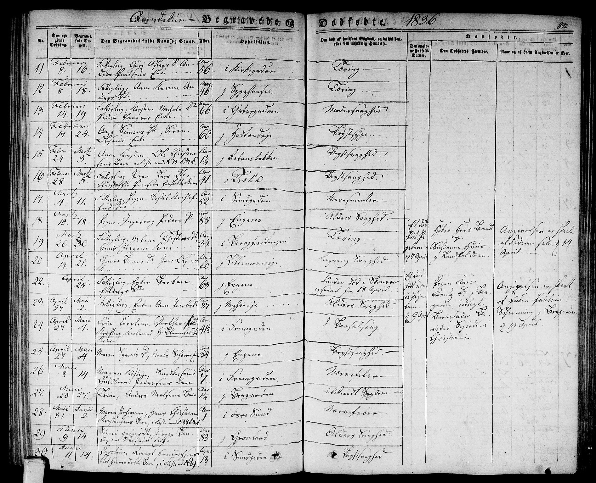 Bragernes kirkebøker, AV/SAKO-A-6/F/Fb/L0001: Parish register (official) no. II 1, 1830-1847, p. 392