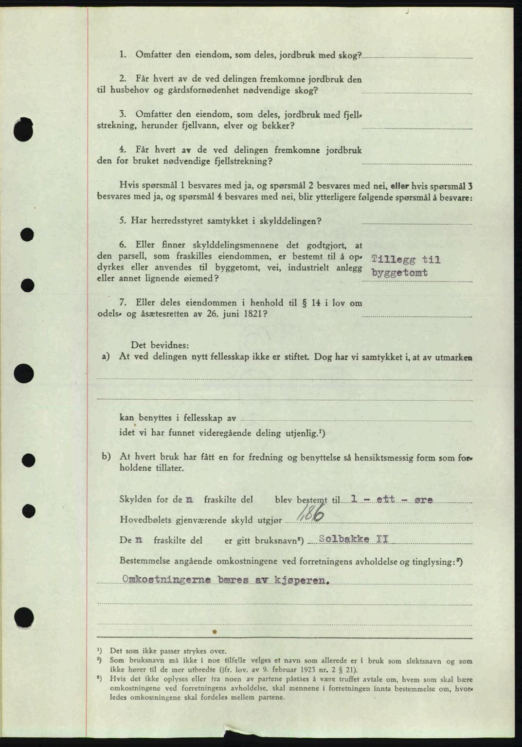 Tønsberg sorenskriveri, AV/SAKO-A-130/G/Ga/Gaa/L0015: Mortgage book no. A15, 1944-1944, Diary no: : 1540/1944