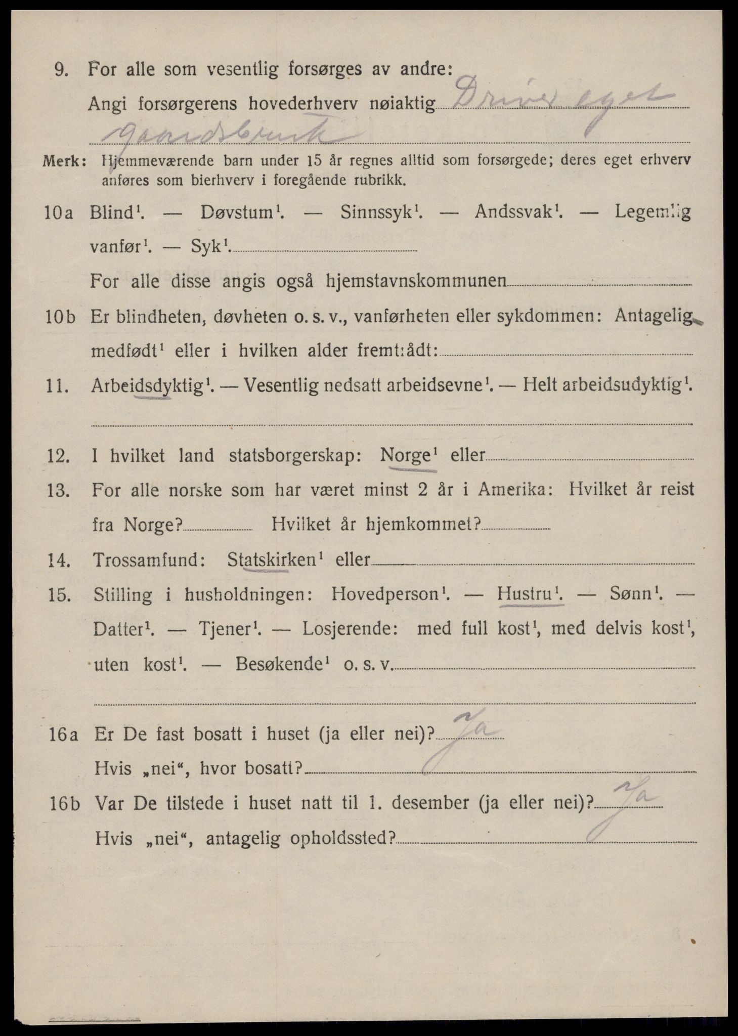 SAT, 1920 census for Øre, 1920, p. 3761