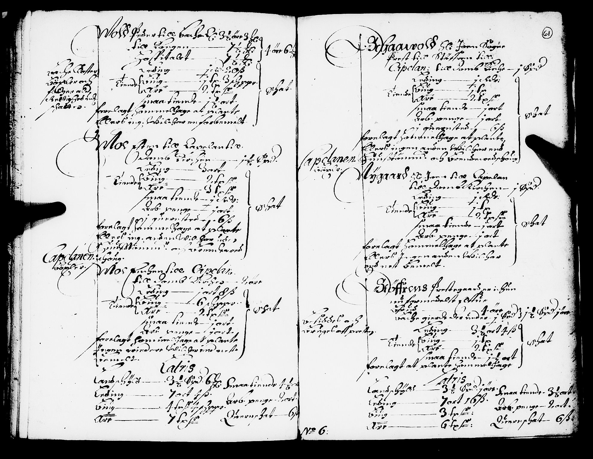 Rentekammeret inntil 1814, Realistisk ordnet avdeling, AV/RA-EA-4070/N/Nb/Nba/L0051: Gauldal fogderi, 1667, p. 60b-61a