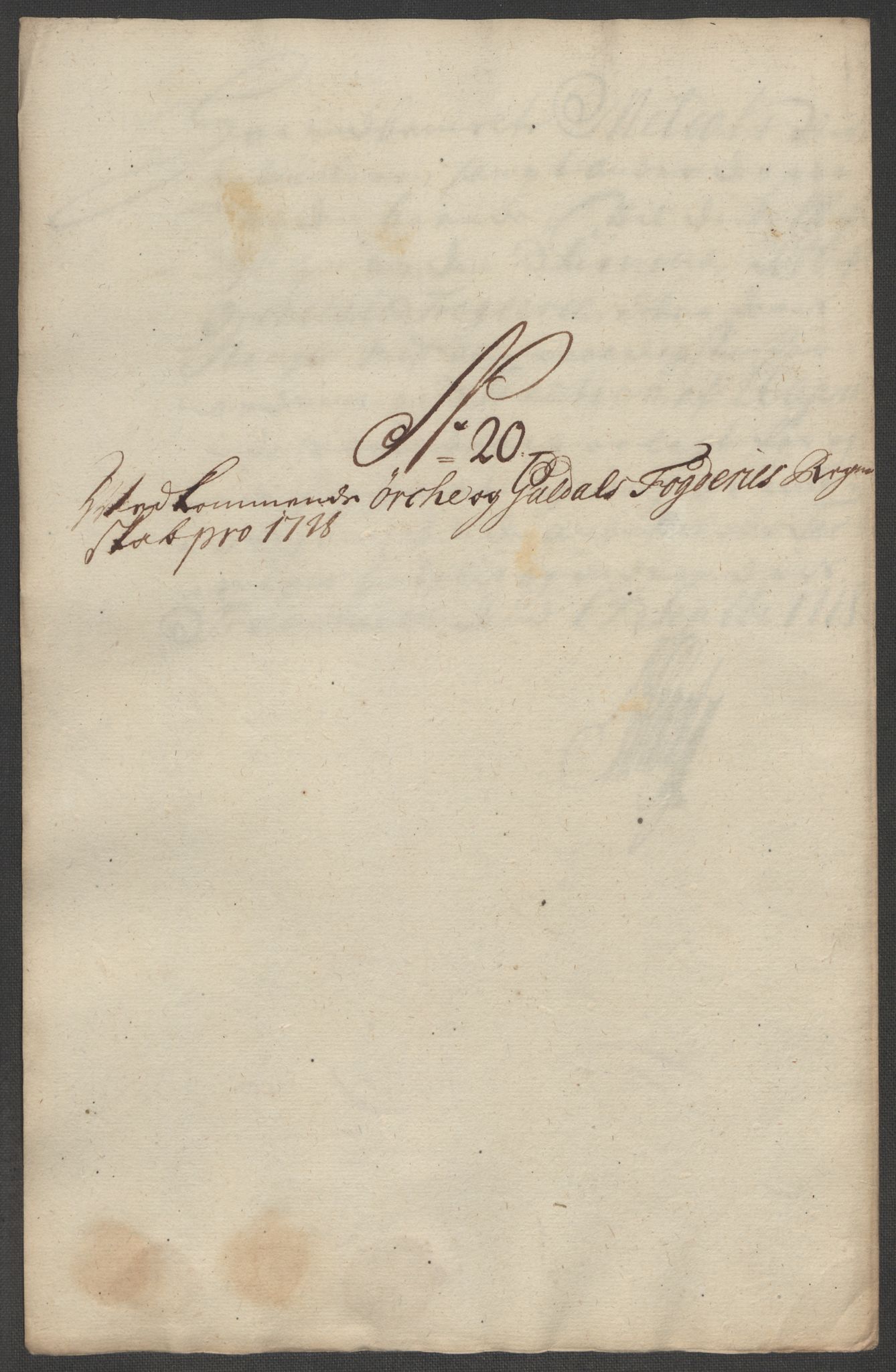 Rentekammeret inntil 1814, Reviderte regnskaper, Fogderegnskap, AV/RA-EA-4092/R60/L3971: Fogderegnskap Orkdal og Gauldal, 1718, p. 191