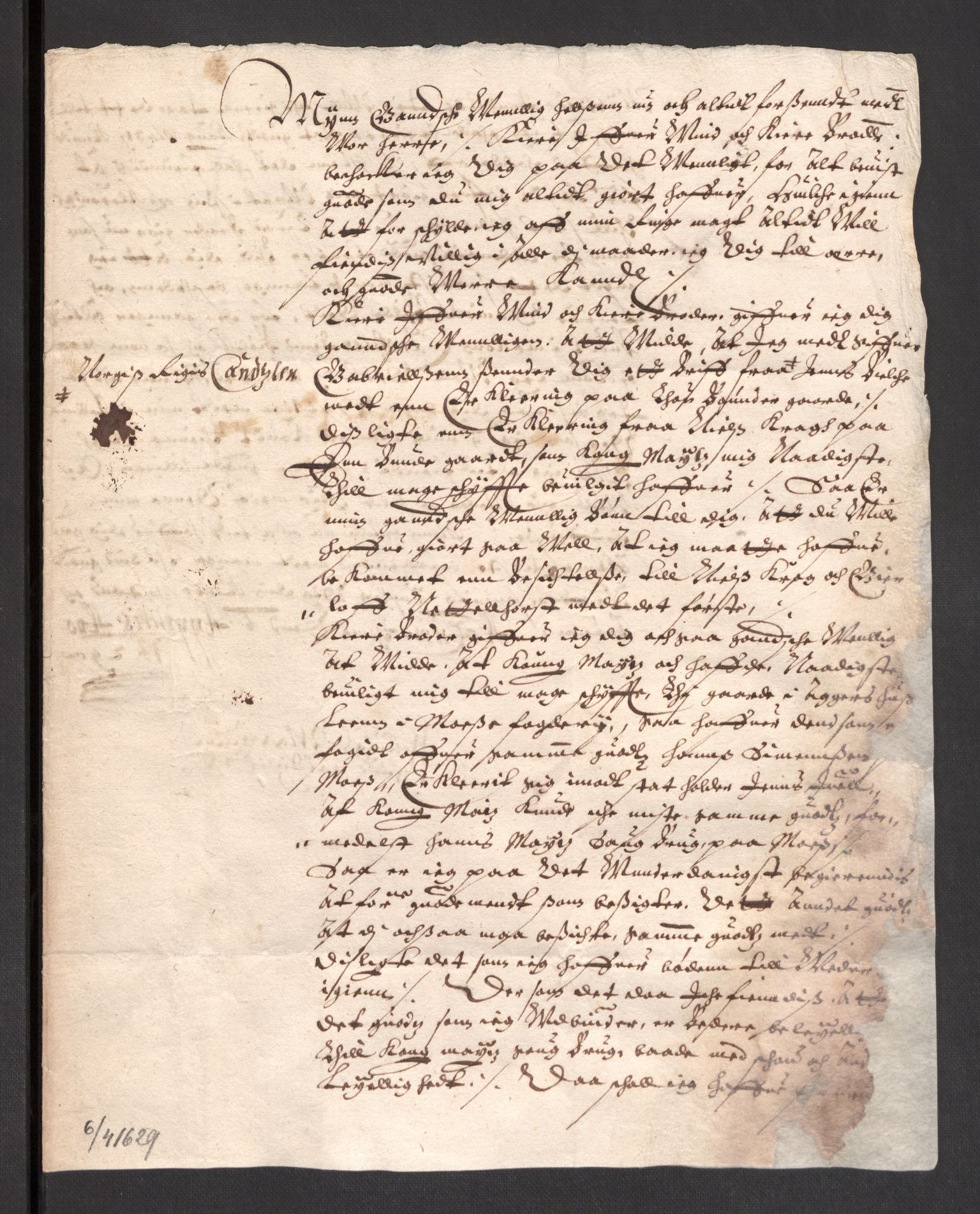 Danske Kanselli 1572-1799, AV/RA-EA-3023/F/Fc/Fcc/Fcca/L0005: Norske innlegg 1572-1799, 1628-1630, p. 38