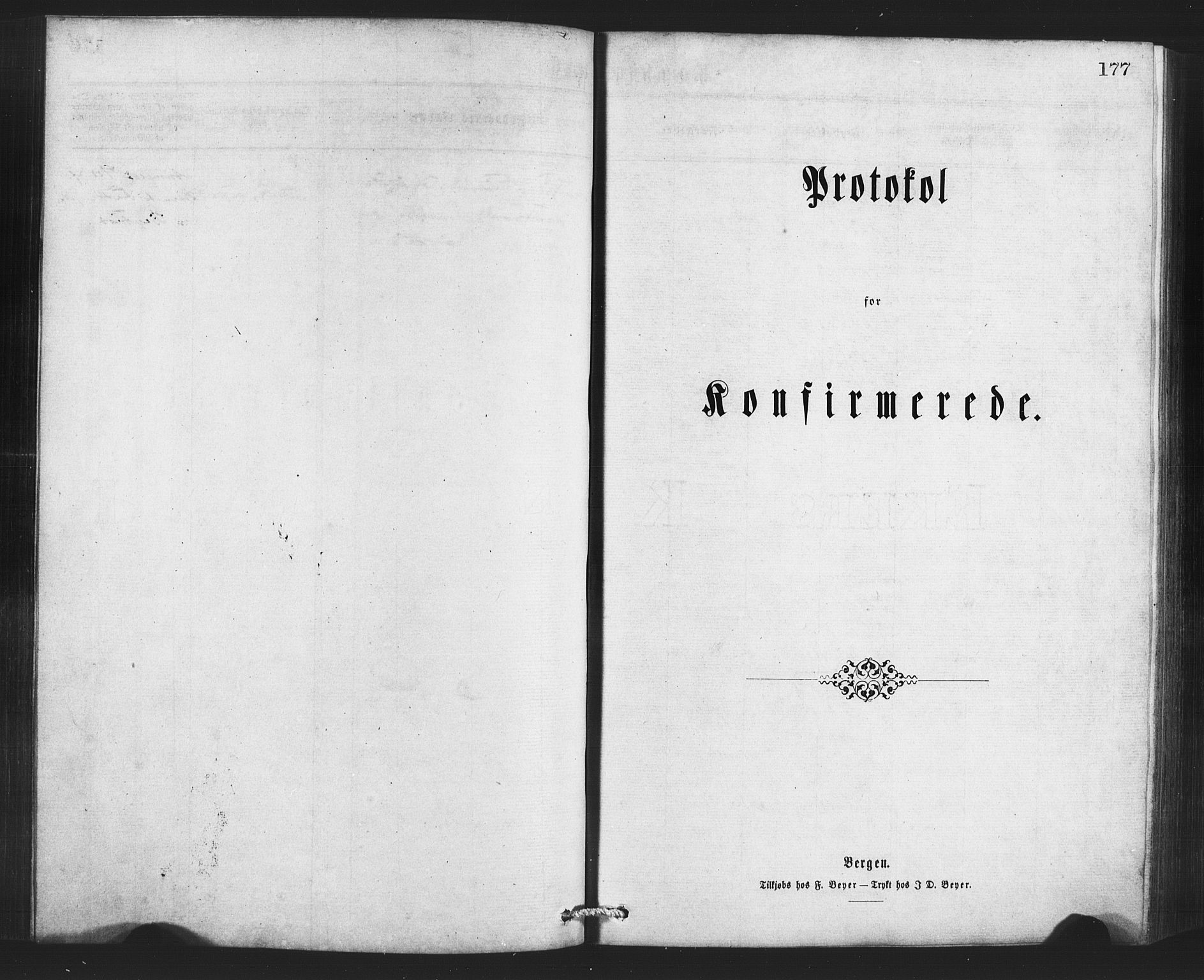 Bruvik Sokneprestembete, SAB/A-74701/H/Haa: Parish register (official) no. A 1, 1869-1877, p. 177